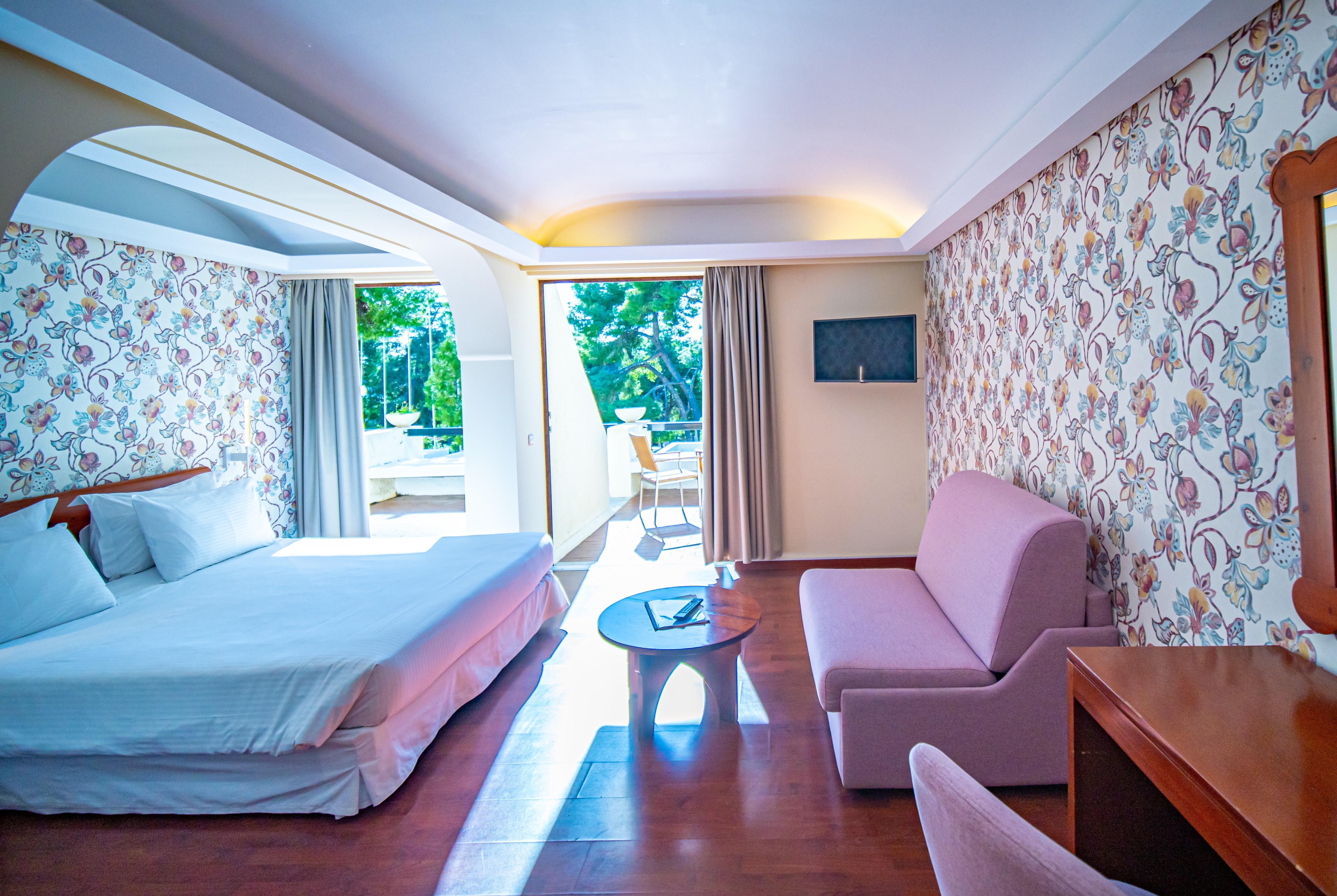 Guest room at the Ramada by Wyndham Loutraki Poseidon Resort in Loutraki, Other than US/Canada