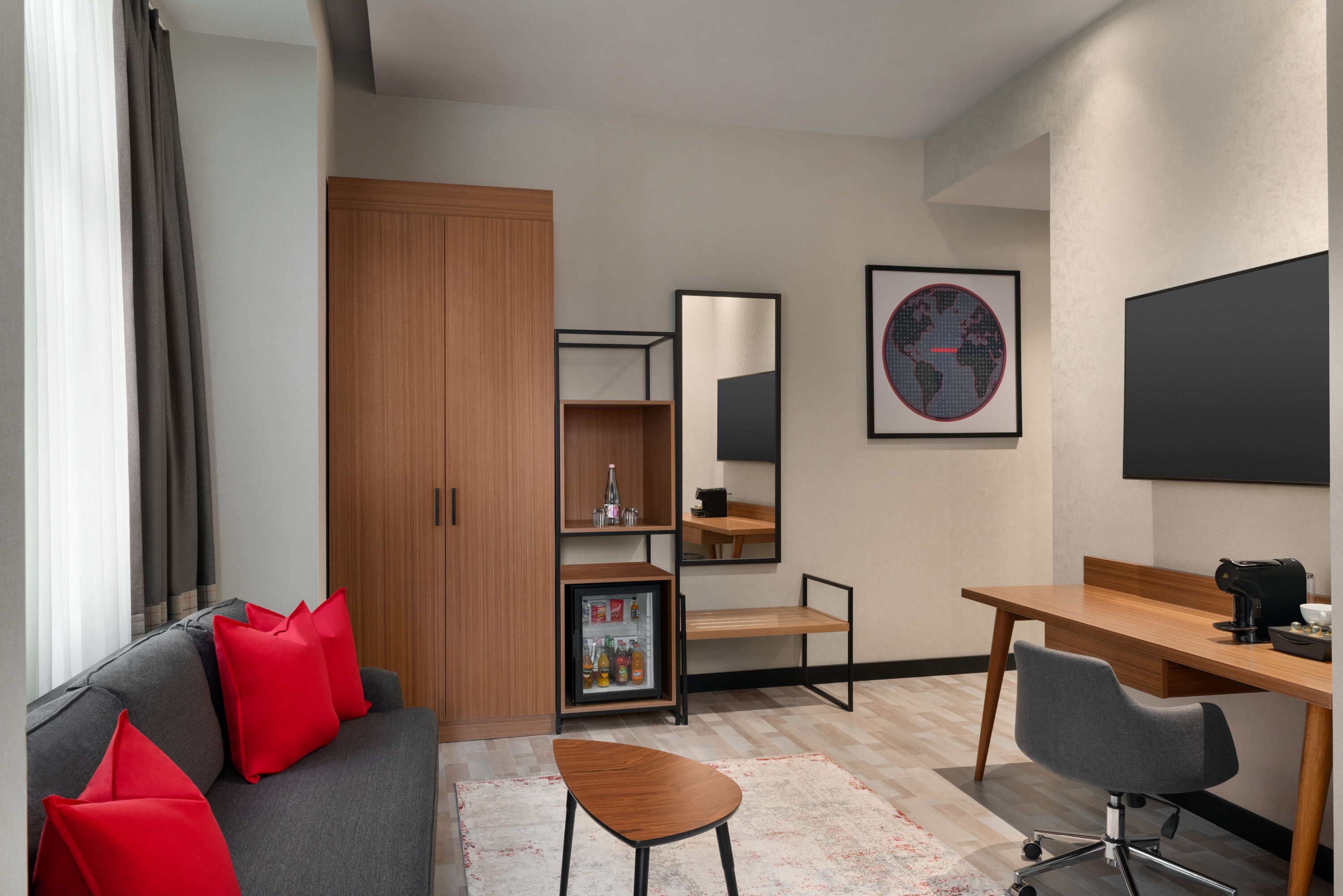 Guest room at the Ramada by Wyndham Budapest City Center in Budapest, Other than US/Canada