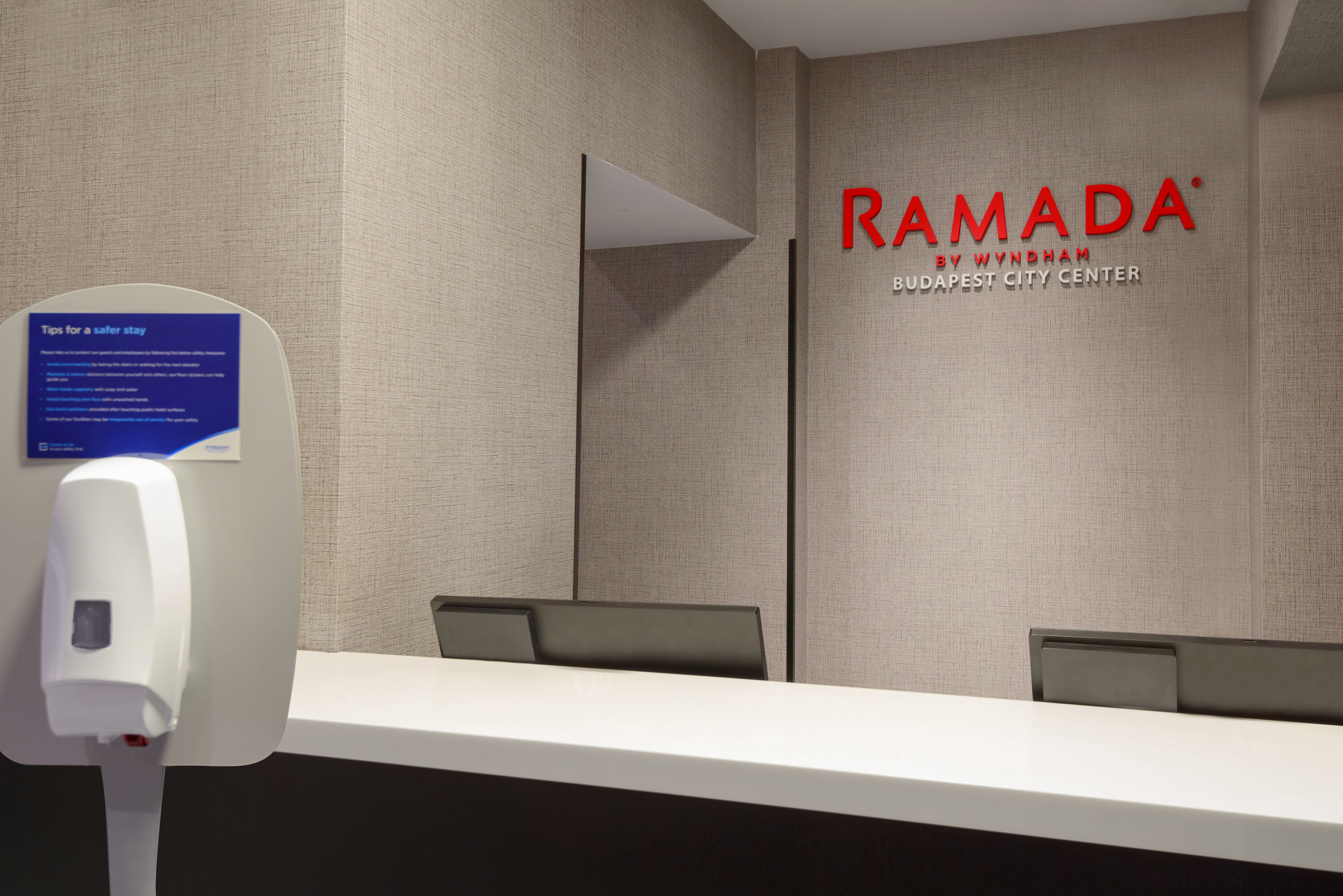 Ramada by Wyndham Budapest City Center reception in Budapest, Other than US/Canada