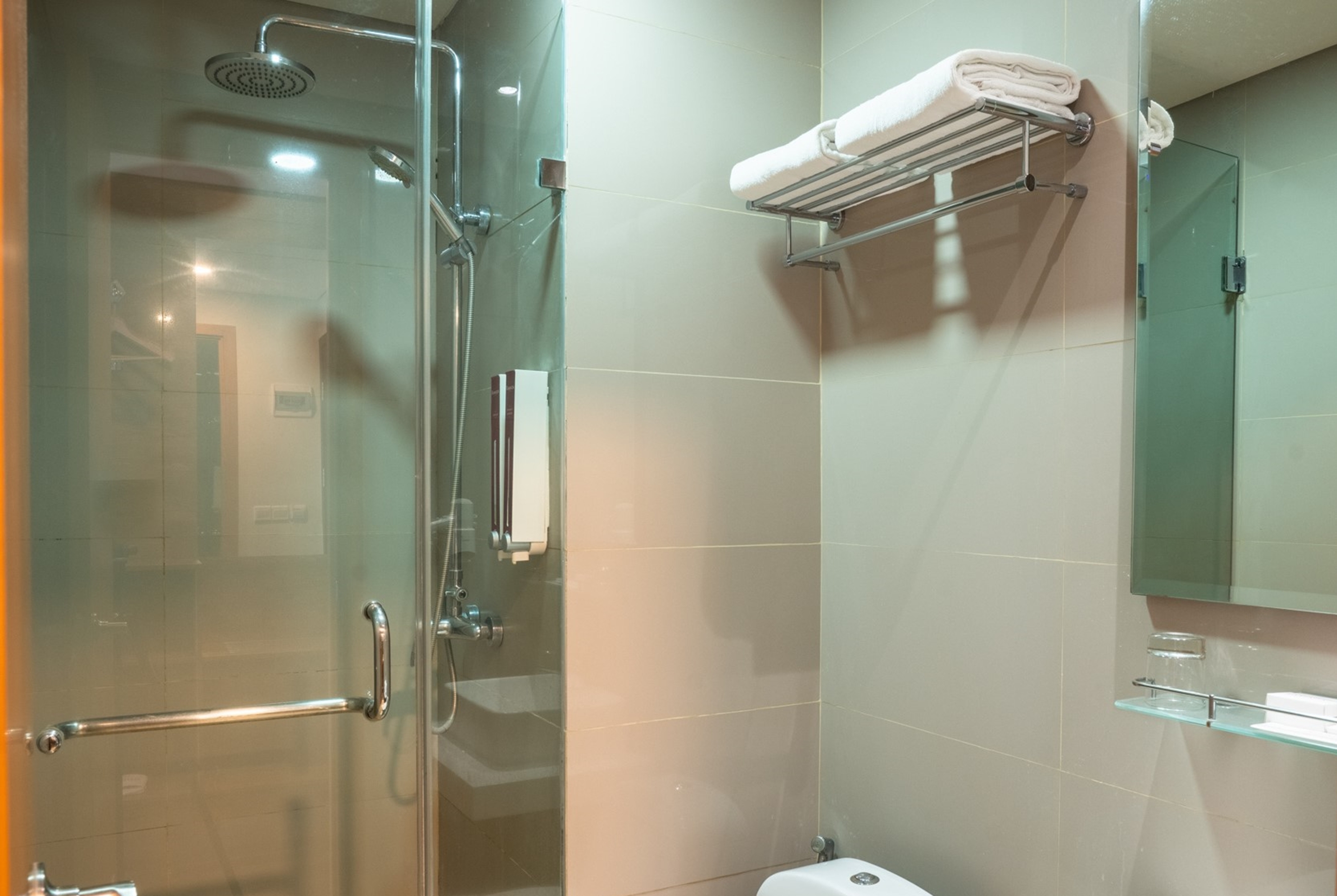 Guest room bath at the Ramada by Wyndham Serpong in South Tangerang, Other than US/Canada