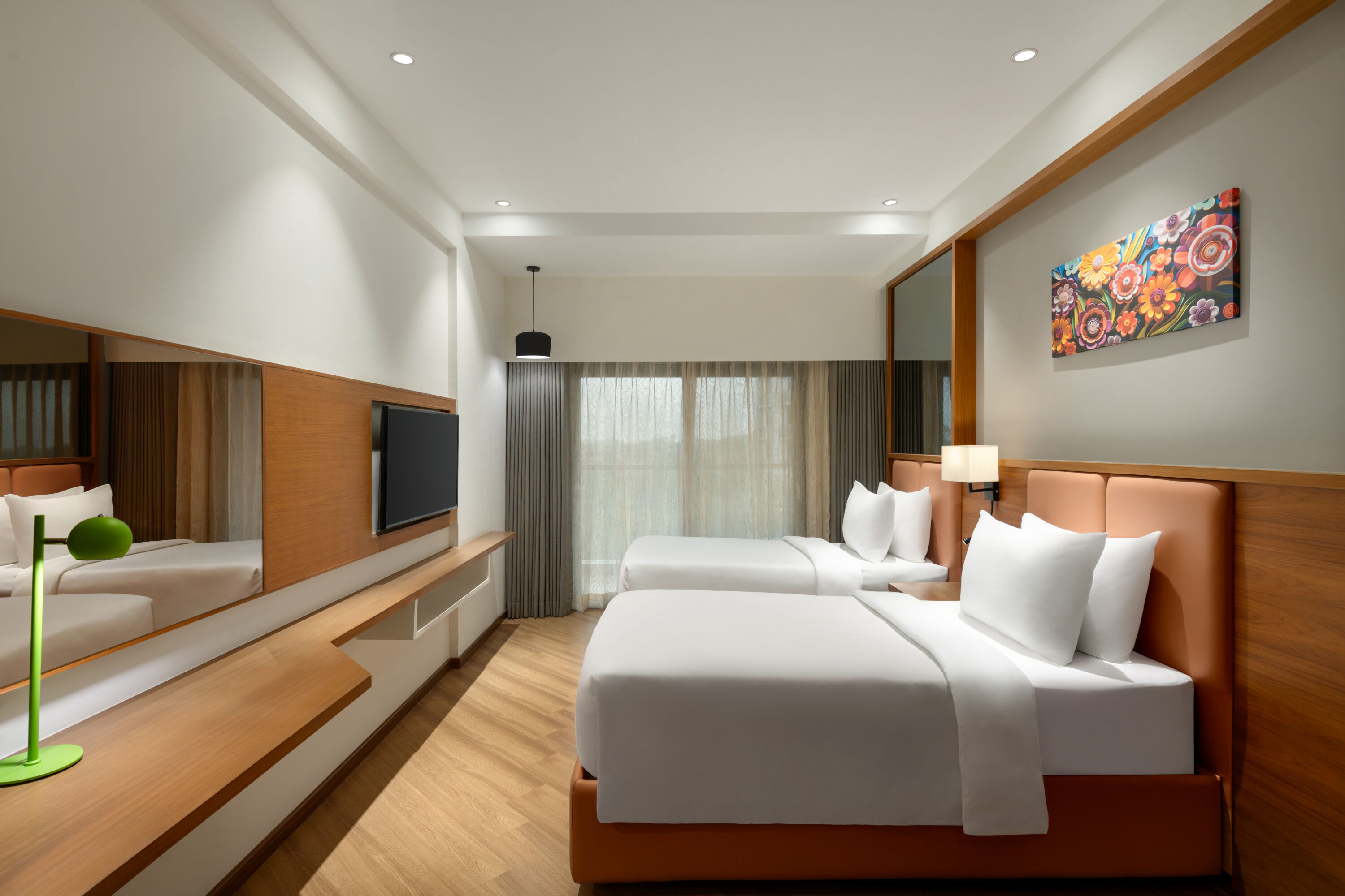 Guest room at the Ramada Encore by Wyndham Viramgam in Ahmedabad, Other than US/Canada