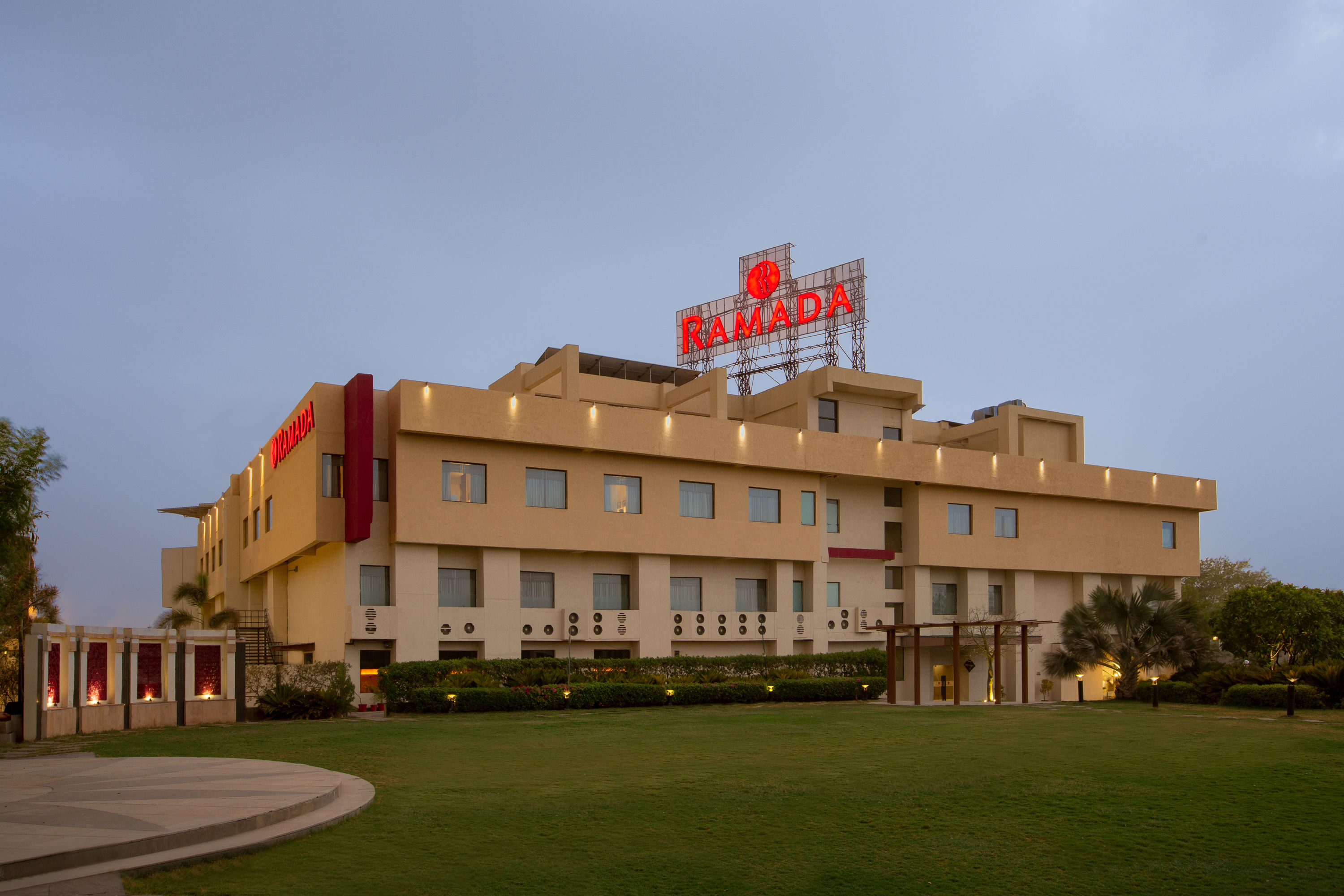 Exterior of Ramada by Wyndham Ajmer hotel in Ajmer, Other than US/Canada