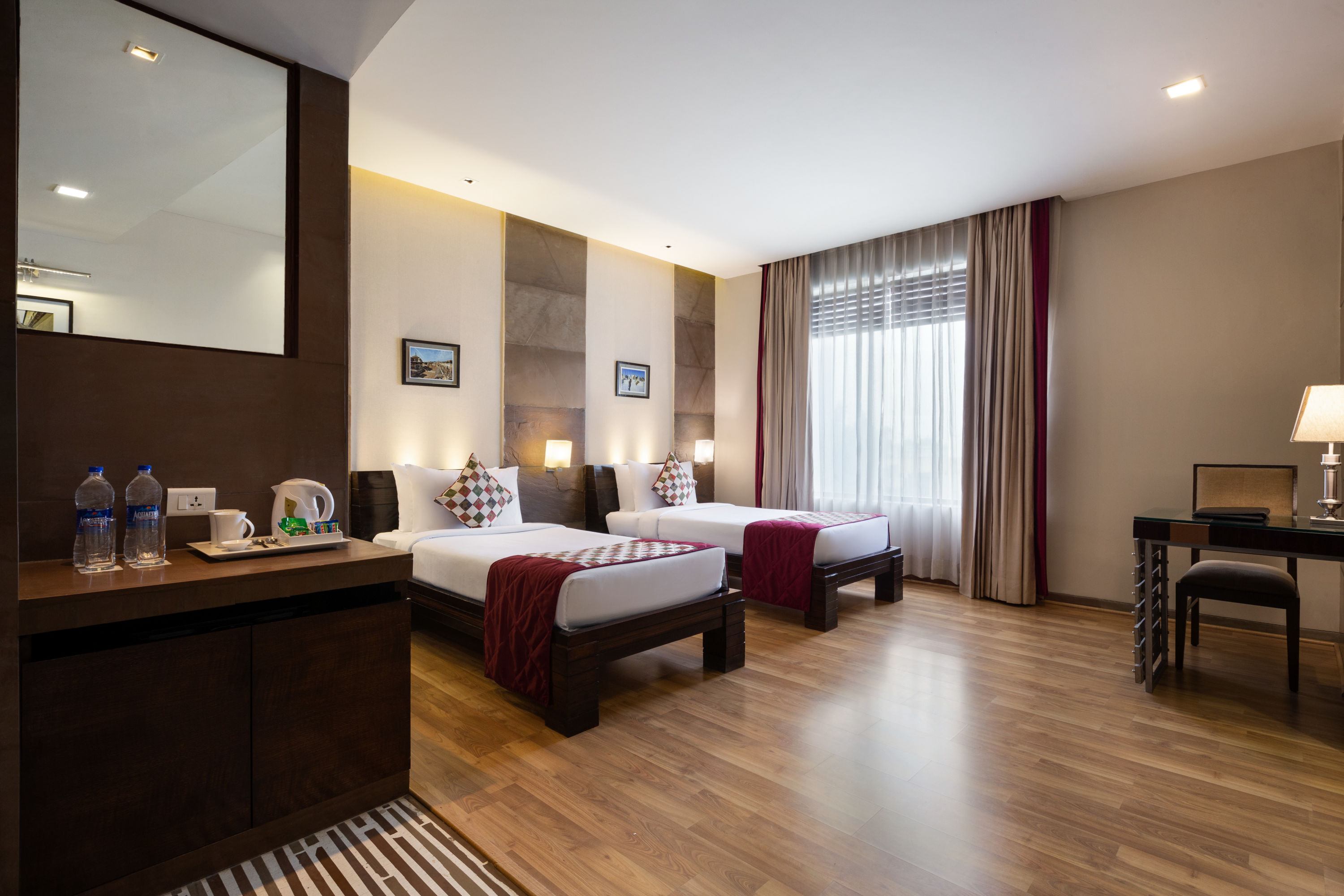 Double bed guest room at the Ramada by Wyndham Ajmer in Ajmer, Other than US/Canada