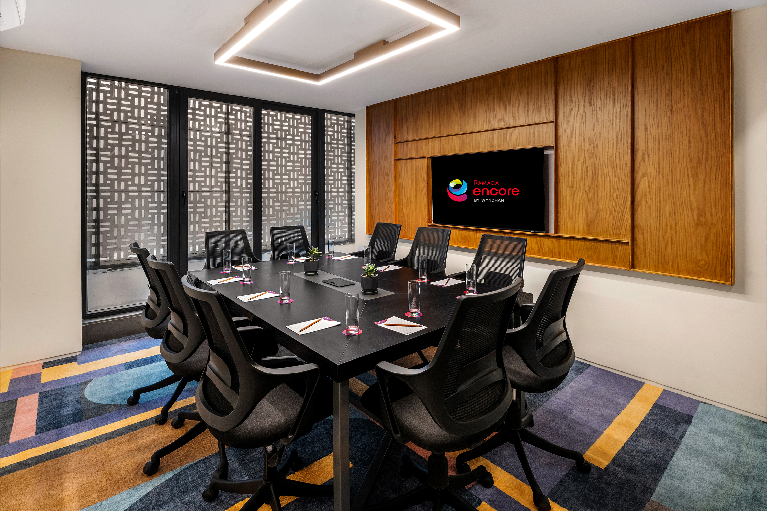 Board room at Ramada Encore by Wyndham Ambala GT Road in Ambala, Other than US/Canada
