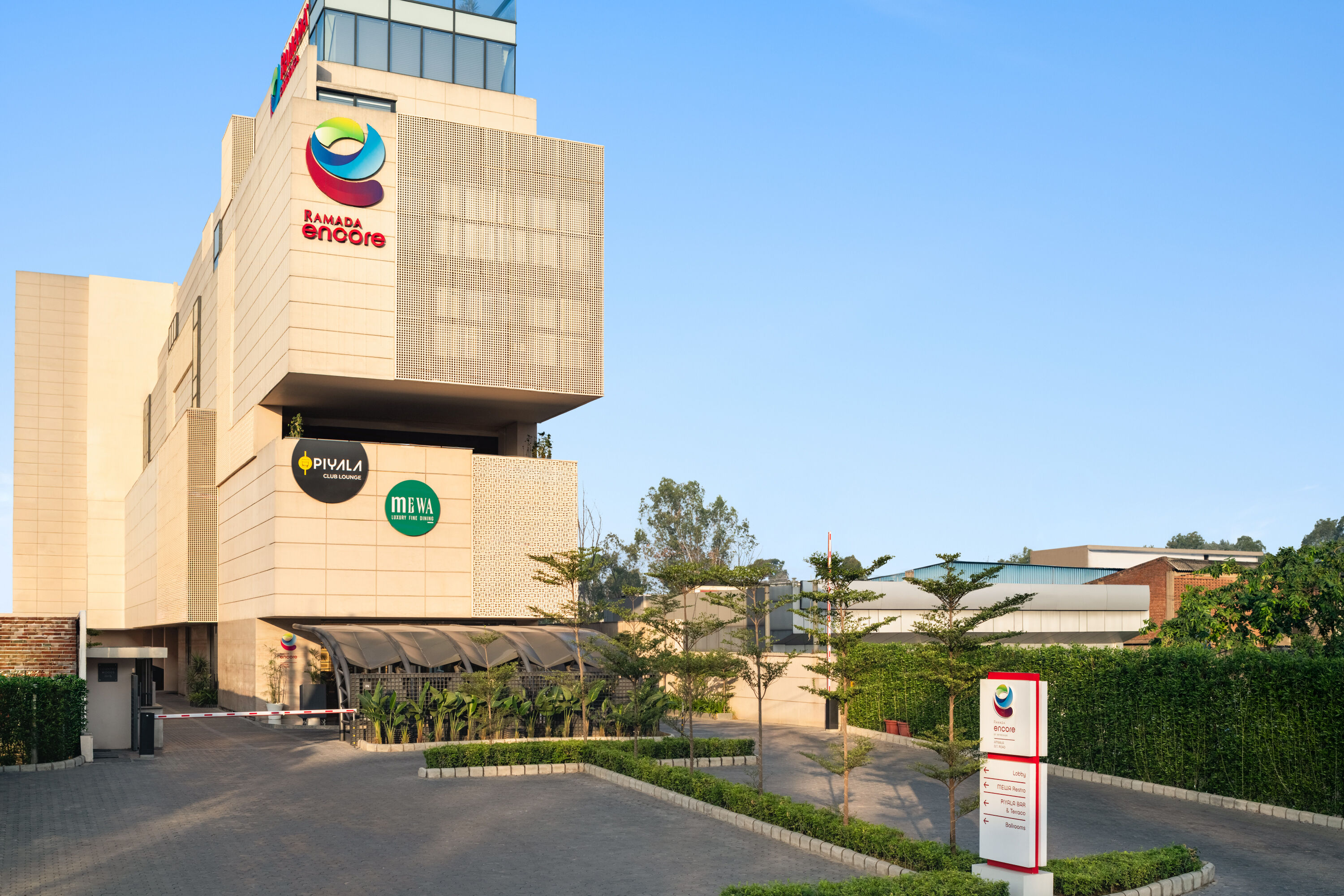 Exterior of Ramada Encore by Wyndham Ambala GT Road hotel in Ambala, Other than US/Canada