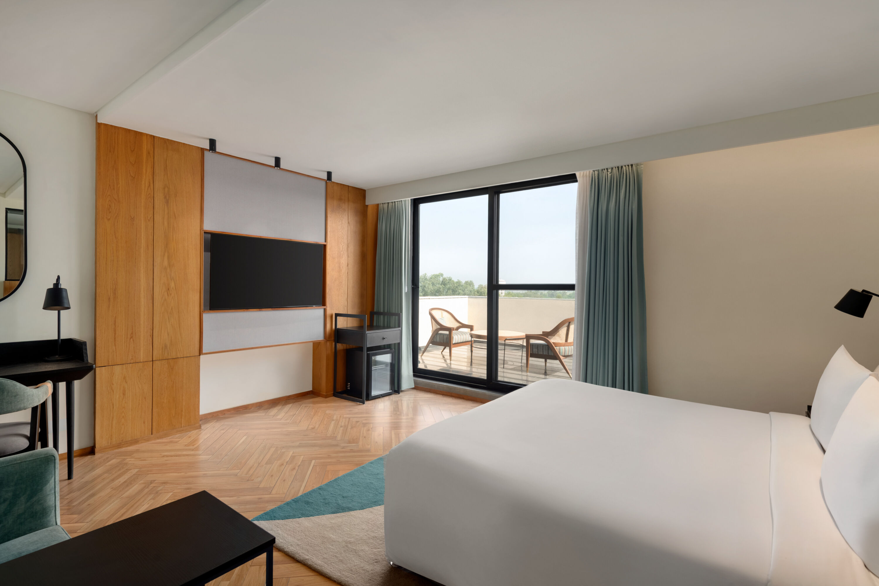 Guest room at the Ramada Encore by Wyndham Ambala GT Road in Ambala, Other than US/Canada