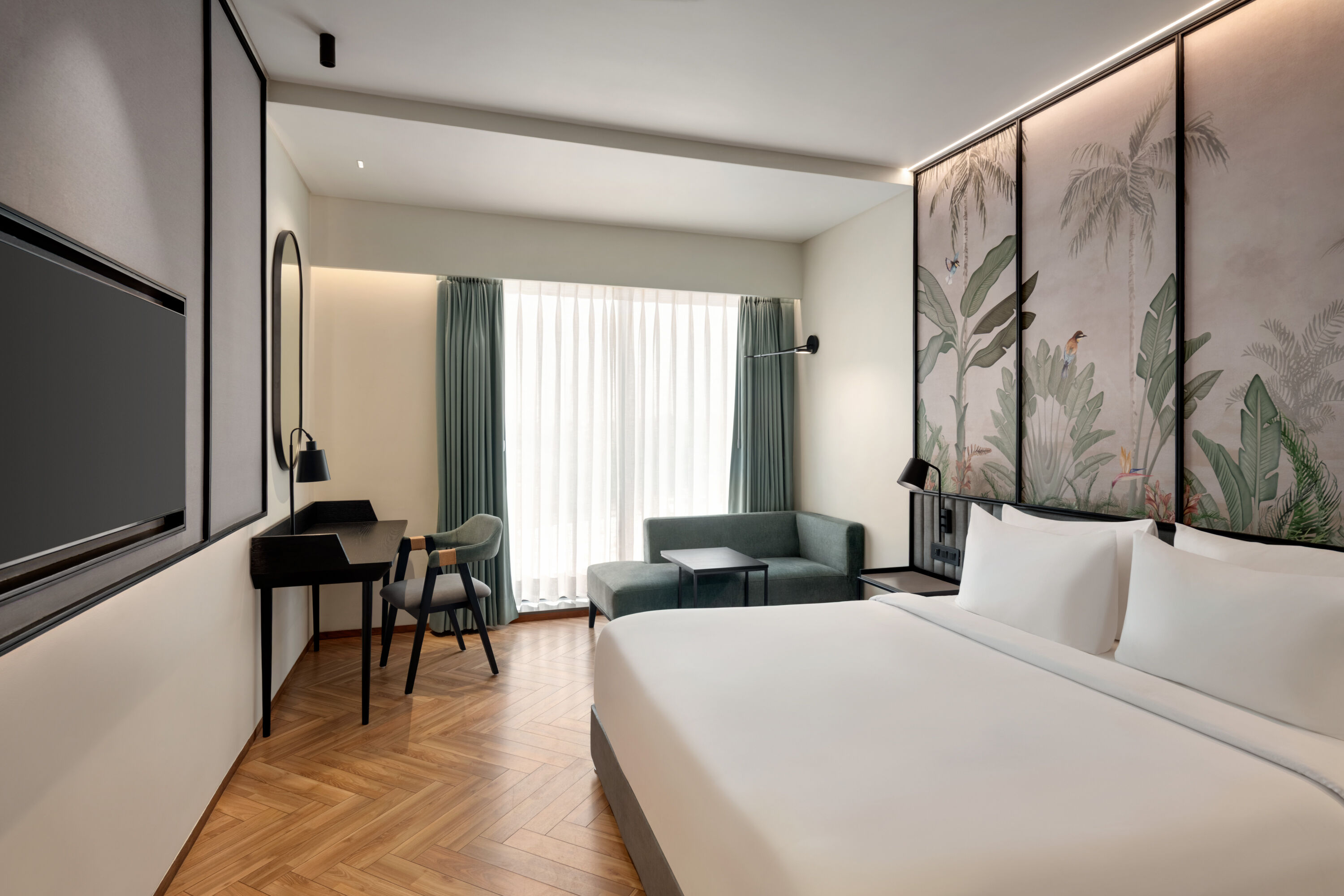 Guest room at the Ramada Encore by Wyndham Ambala GT Road in Ambala, Other than US/Canada