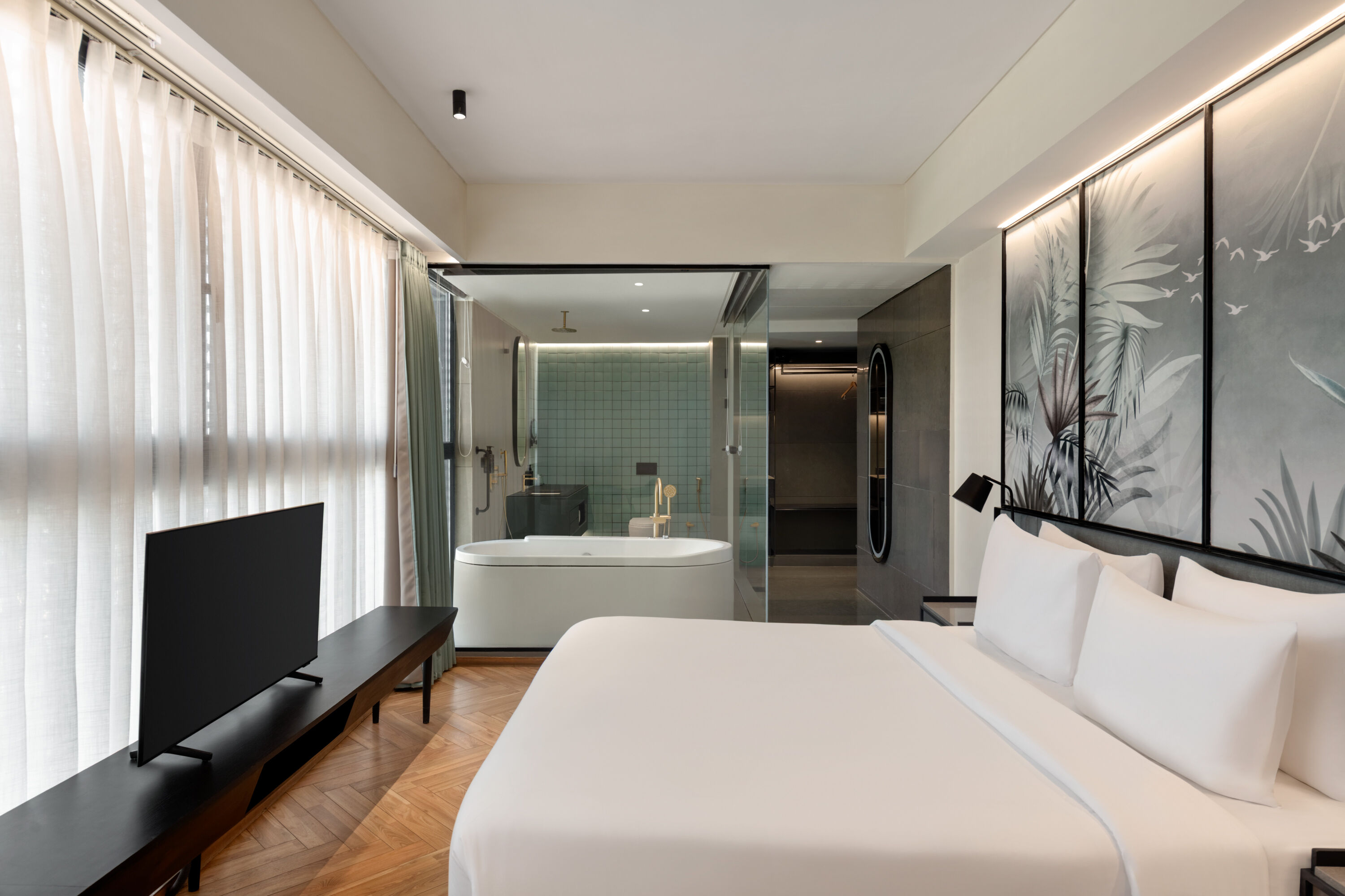 Guest room at the Ramada Encore by Wyndham Ambala GT Road in Ambala, Other than US/Canada