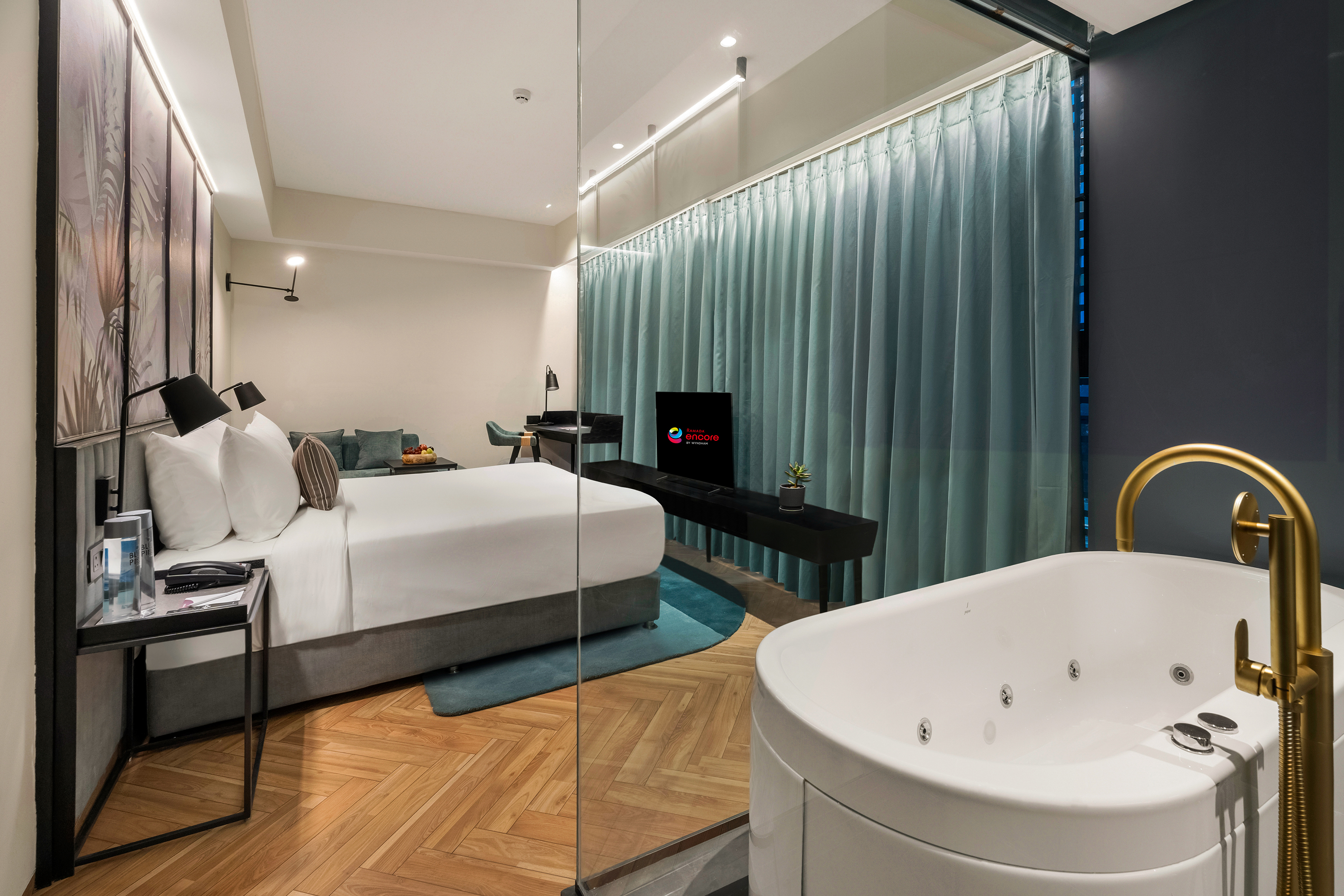 Guest room at the Ramada Encore by Wyndham Ambala GT Road in Ambala, Other than US/Canada