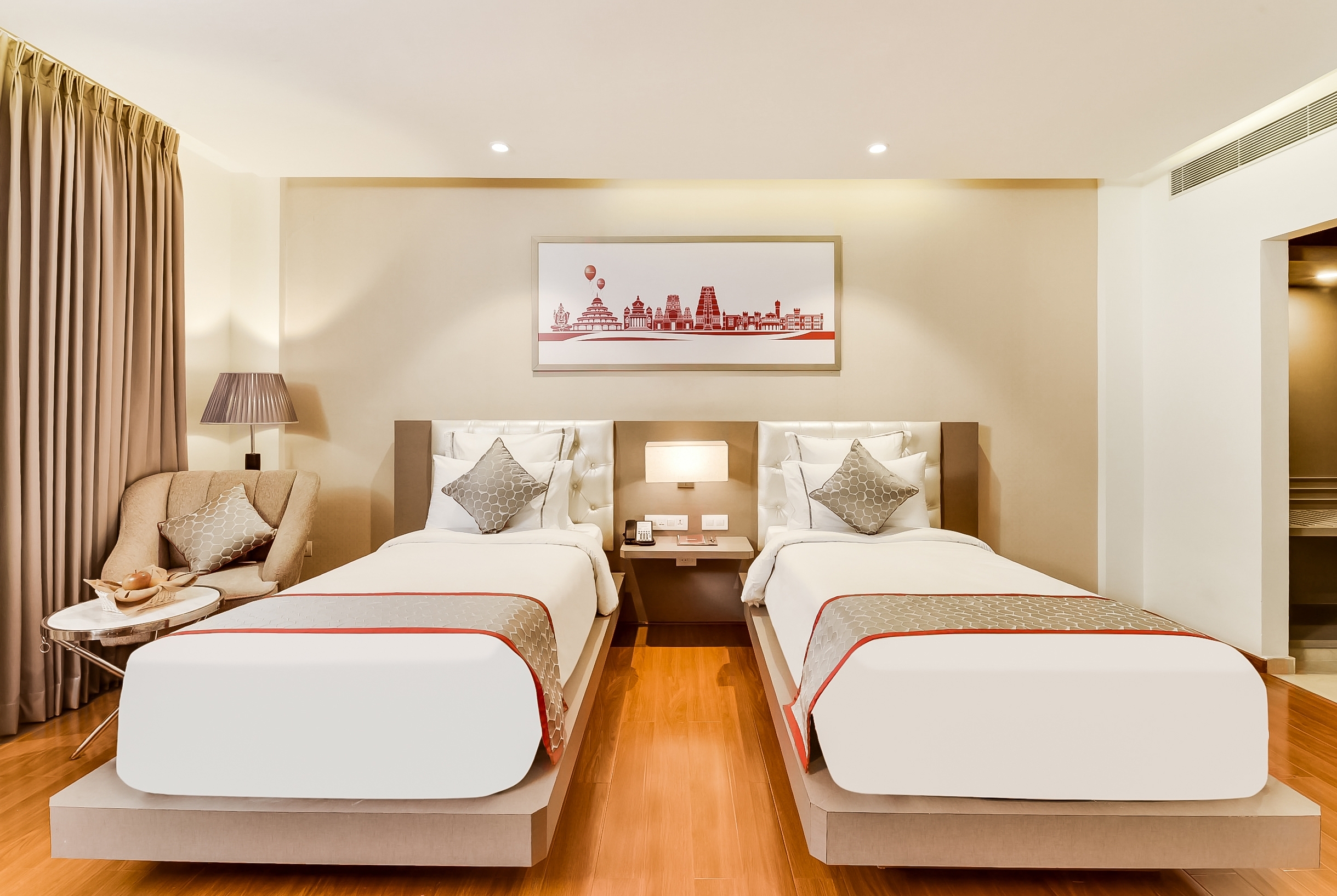 Guest room at the Ramada by Wyndham Bengaluru Yelahanka in Bengaluru, Other than US/Canada