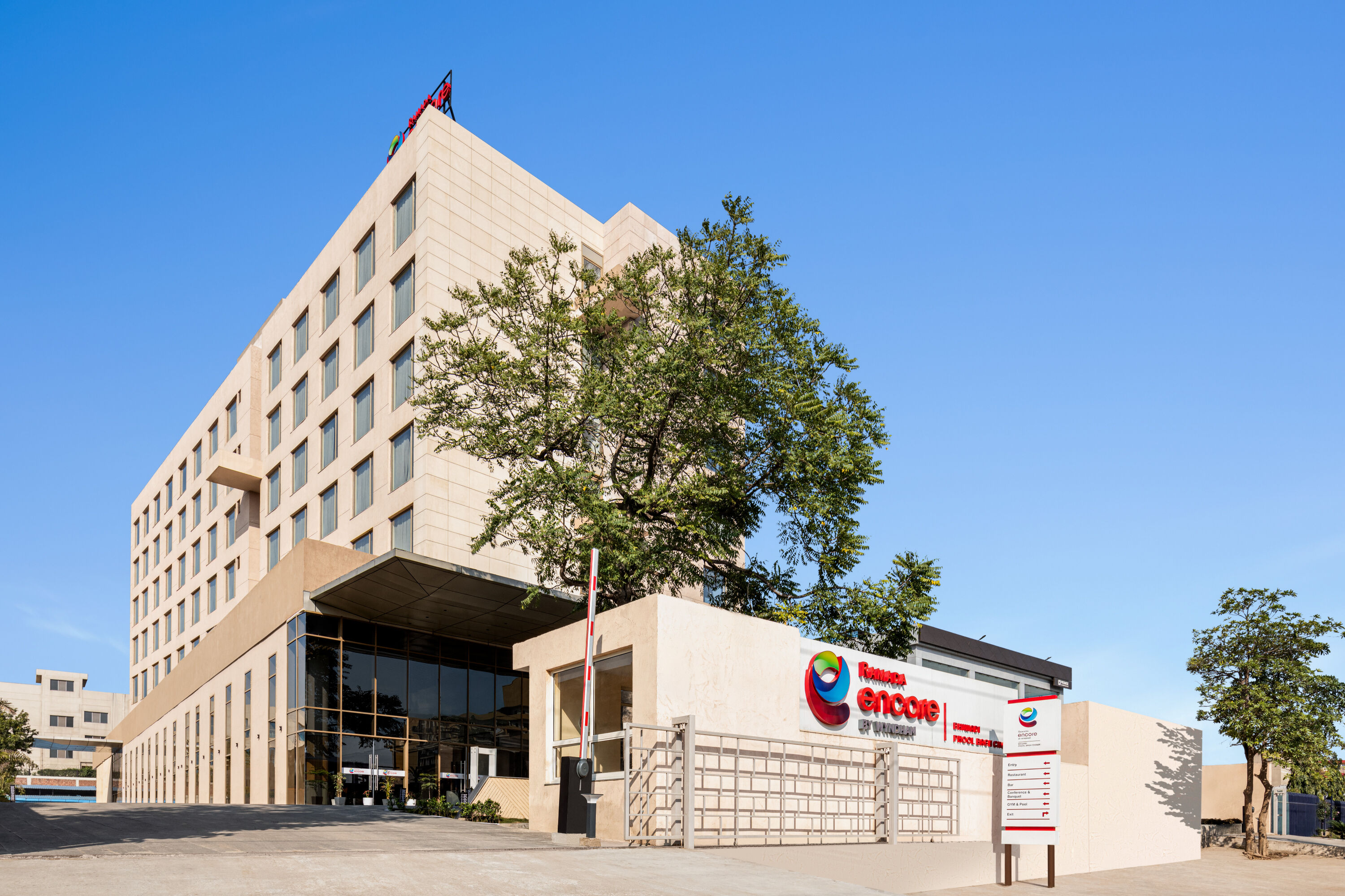 Exterior of Ramada Encore By Wyndham Bhiwadi Phool Bagh Chowk hotel in Bhiwadi, Other than US/Canada