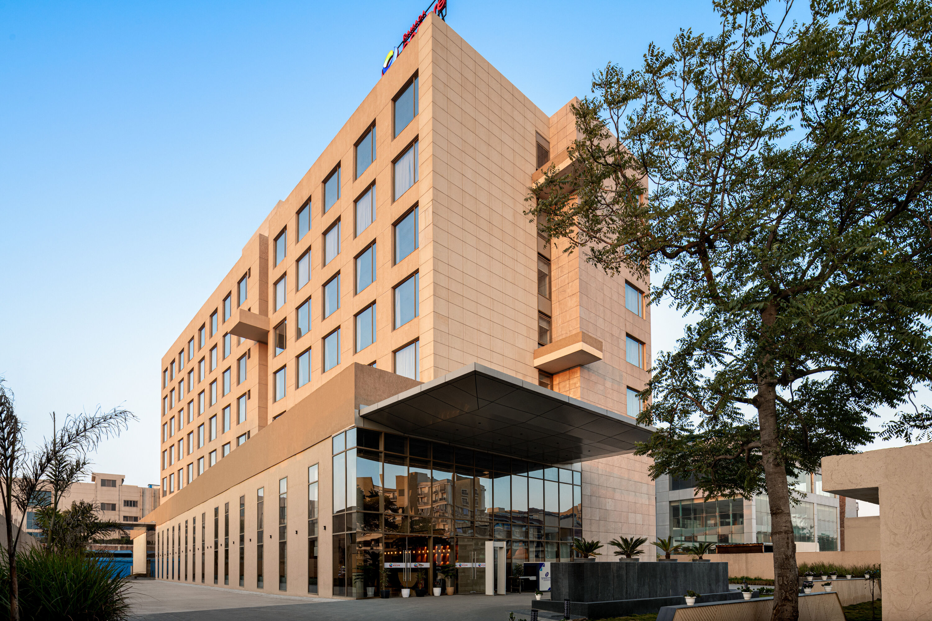 Exterior of Ramada Encore By Wyndham Bhiwadi Phool Bagh Chowk hotel in Bhiwadi, Other than US/Canada