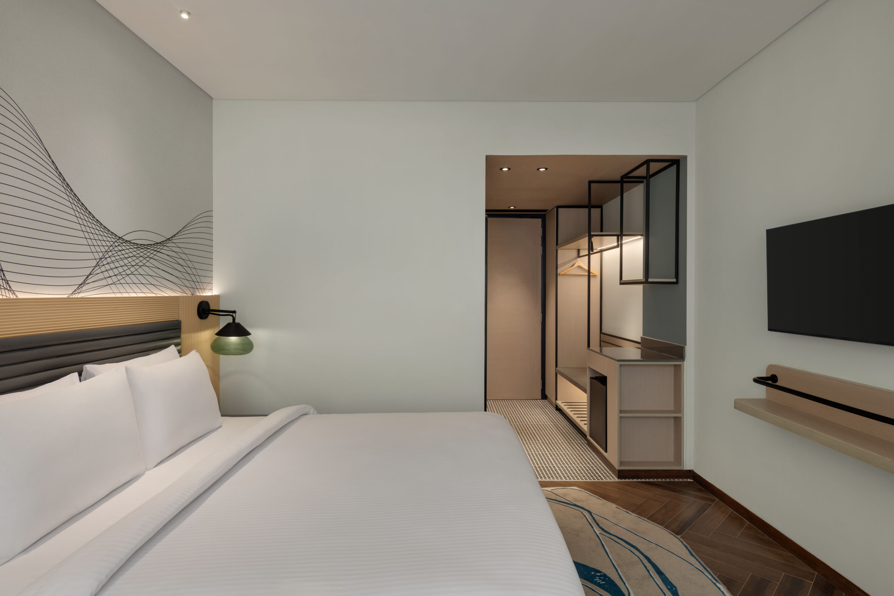 Guest room at the Ramada Encore By Wyndham Bhiwadi Phool Bagh Chowk in Bhiwadi, Other than US/Canada