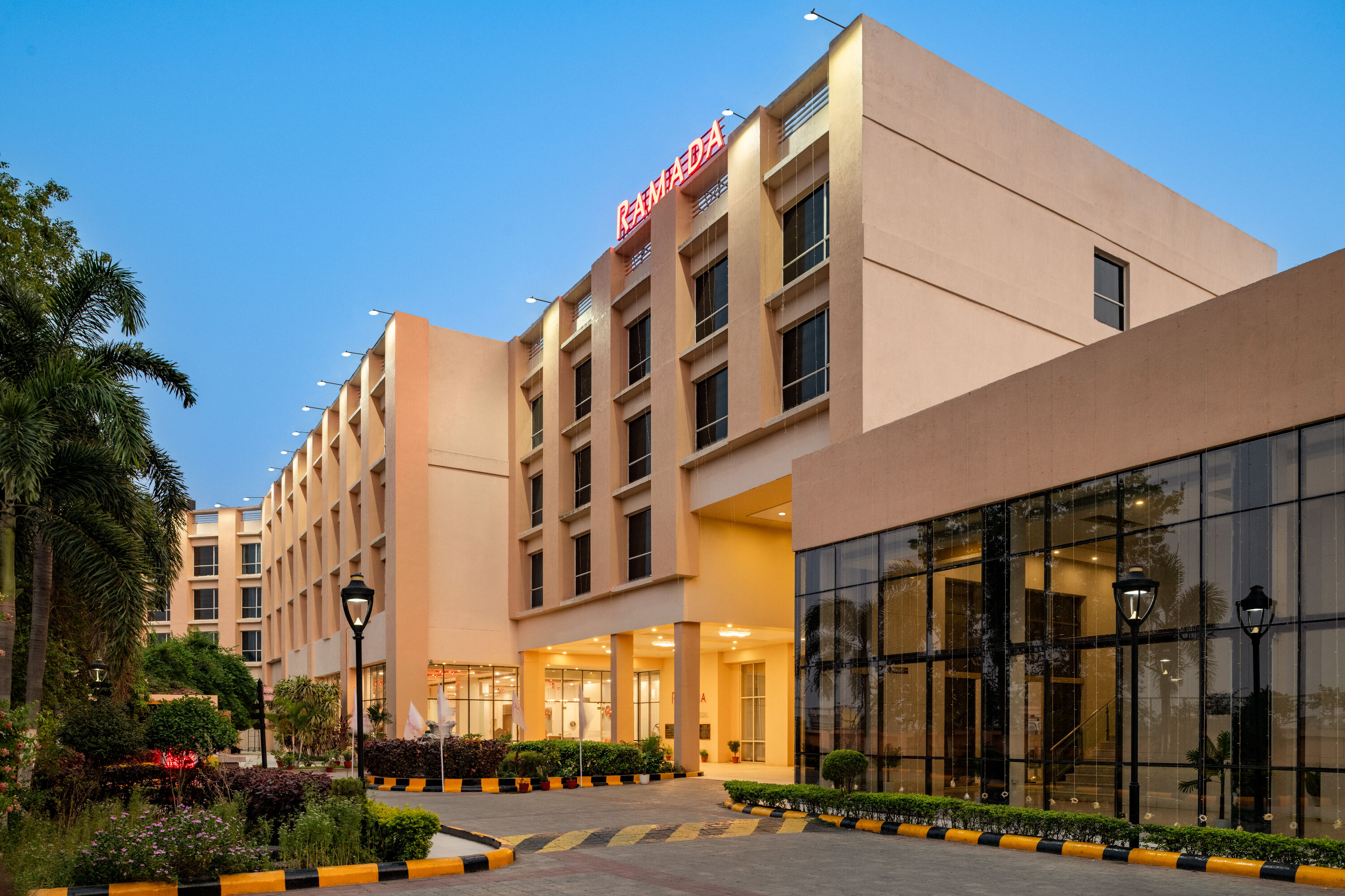 Exterior of Ramada by Wyndham Bodh Gaya Mahabodhi hotel in Bodh Gaya, Other than US/Canada