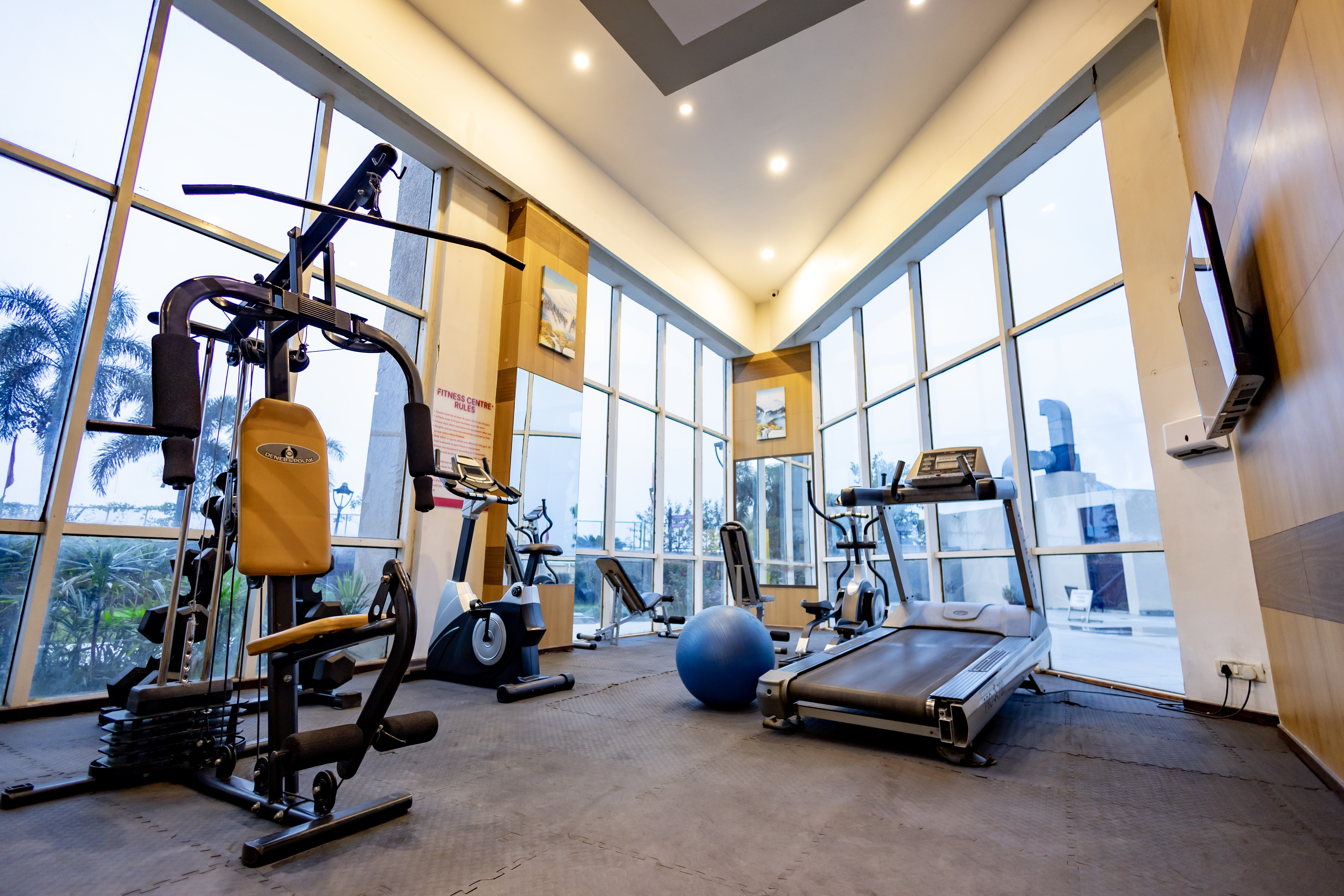 Fitness room at Ramada by Wyndham Bodh Gaya Mahabodhi in Bodh Gaya, Other than US/Canada