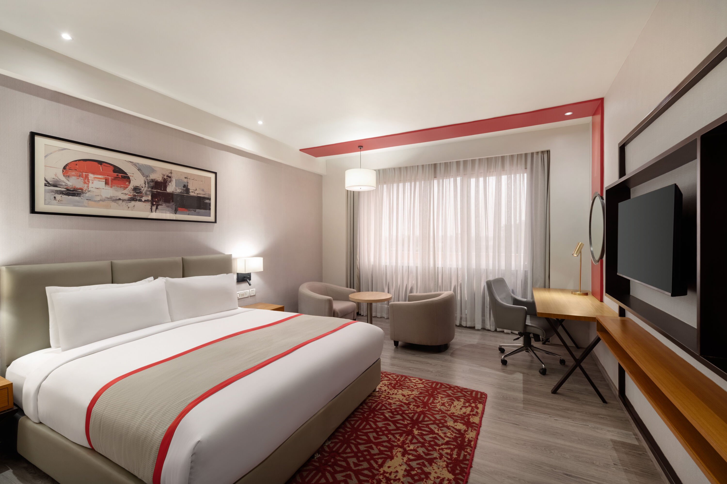 Guest room at the Ramada by Wyndham Bodh Gaya Mahabodhi in Bodh Gaya, Other than US/Canada