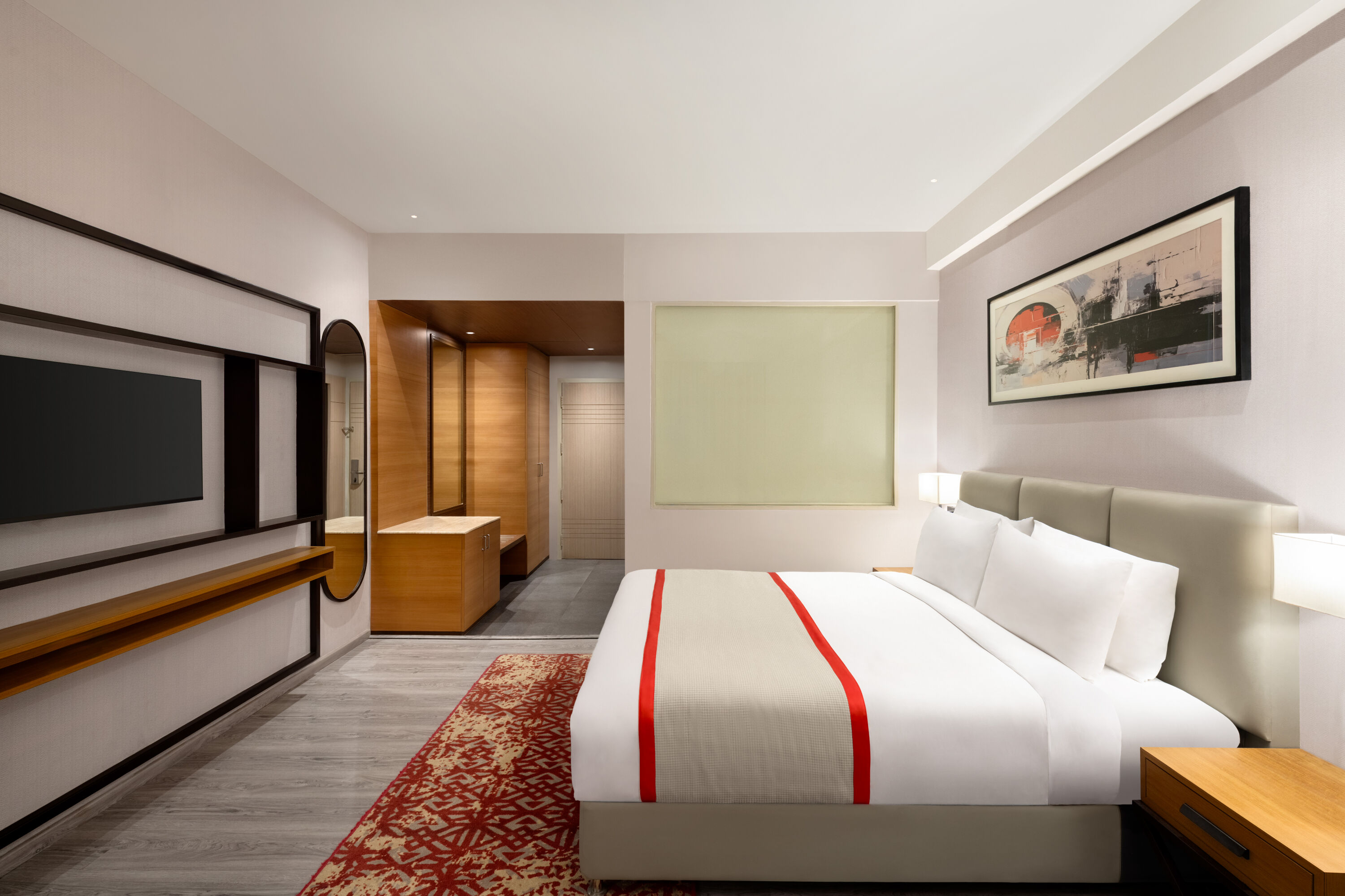 Guest room at the Ramada by Wyndham Bodh Gaya Mahabodhi in Bodh Gaya, Other than US/Canada
