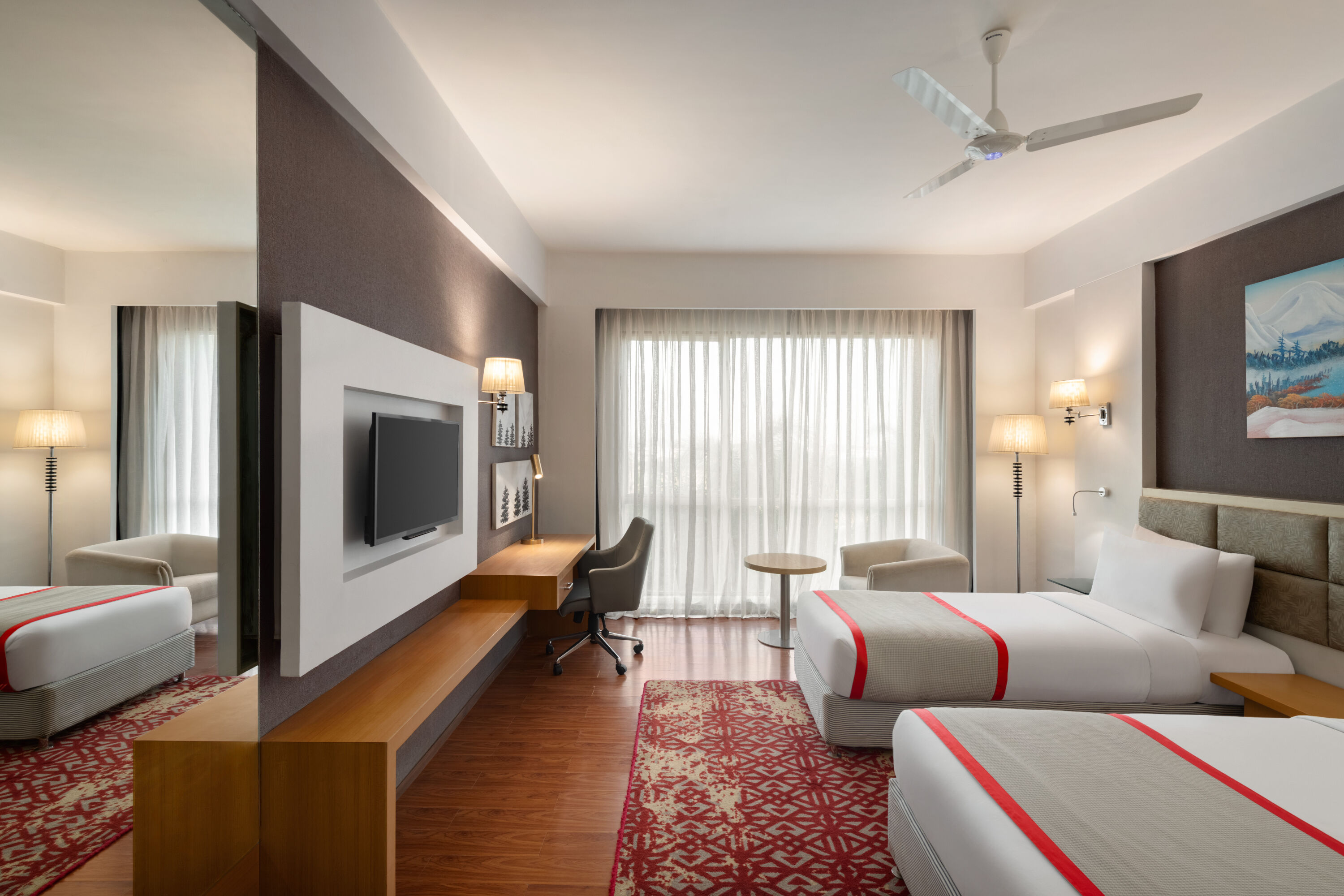 Guest room at the Ramada by Wyndham Bodh Gaya Mahabodhi in Bodh Gaya, Other than US/Canada