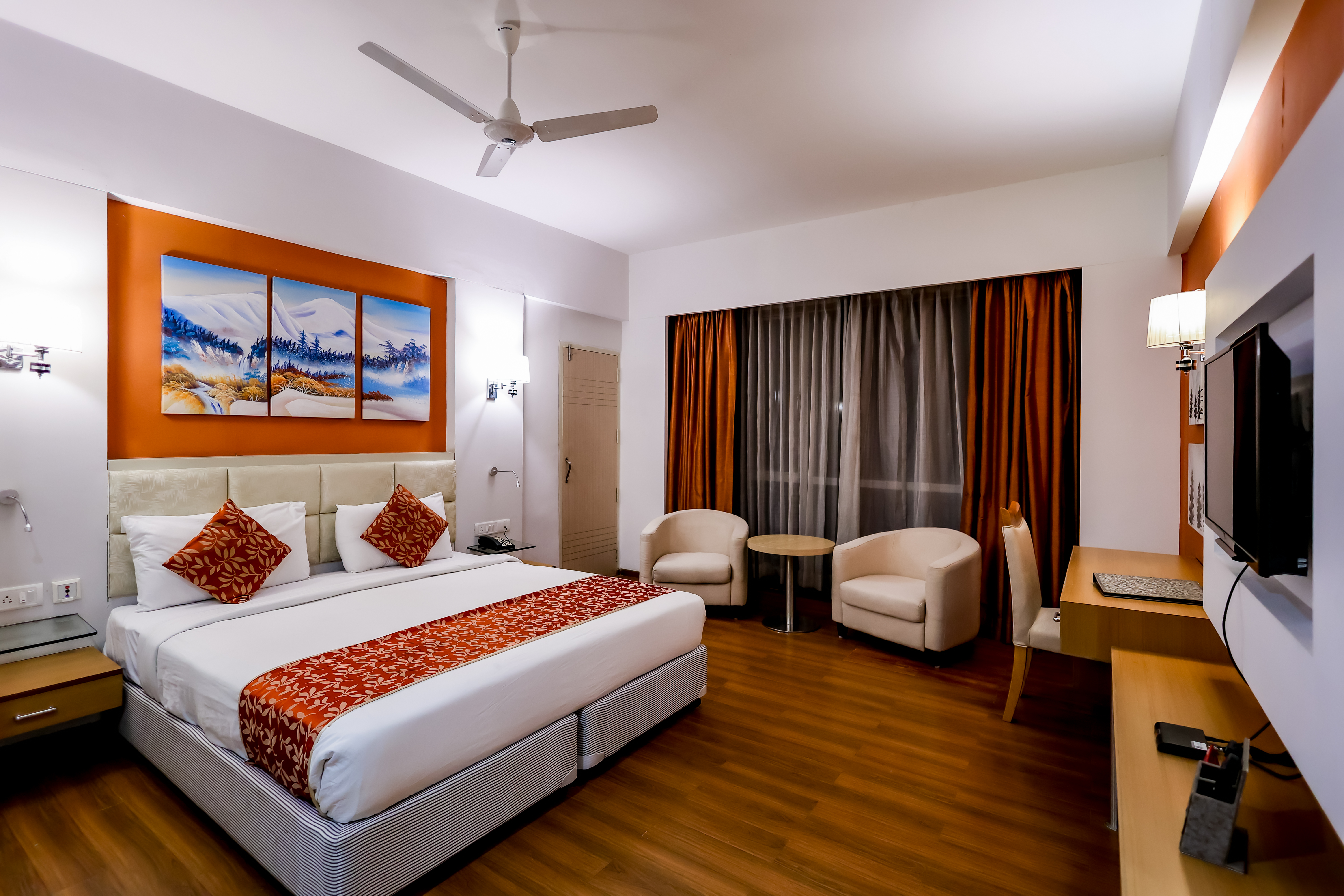 Guest room at the Ramada by Wyndham Bodh Gaya Mahabodhi in Bodh Gaya, Other than US/Canada