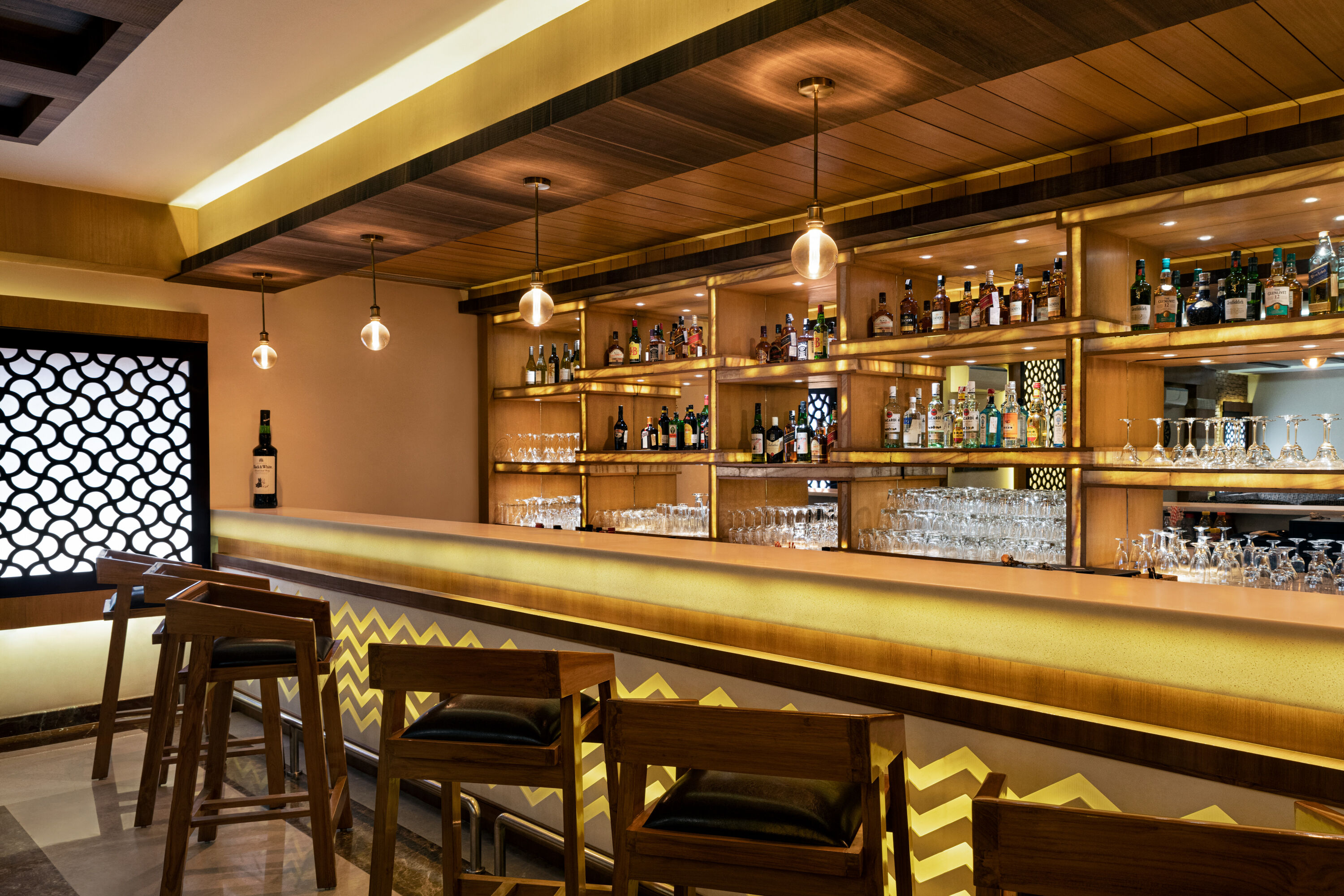 Bar at Ramada by Wyndham Varanasi Katesar in Chandauli, Other than US/Canada