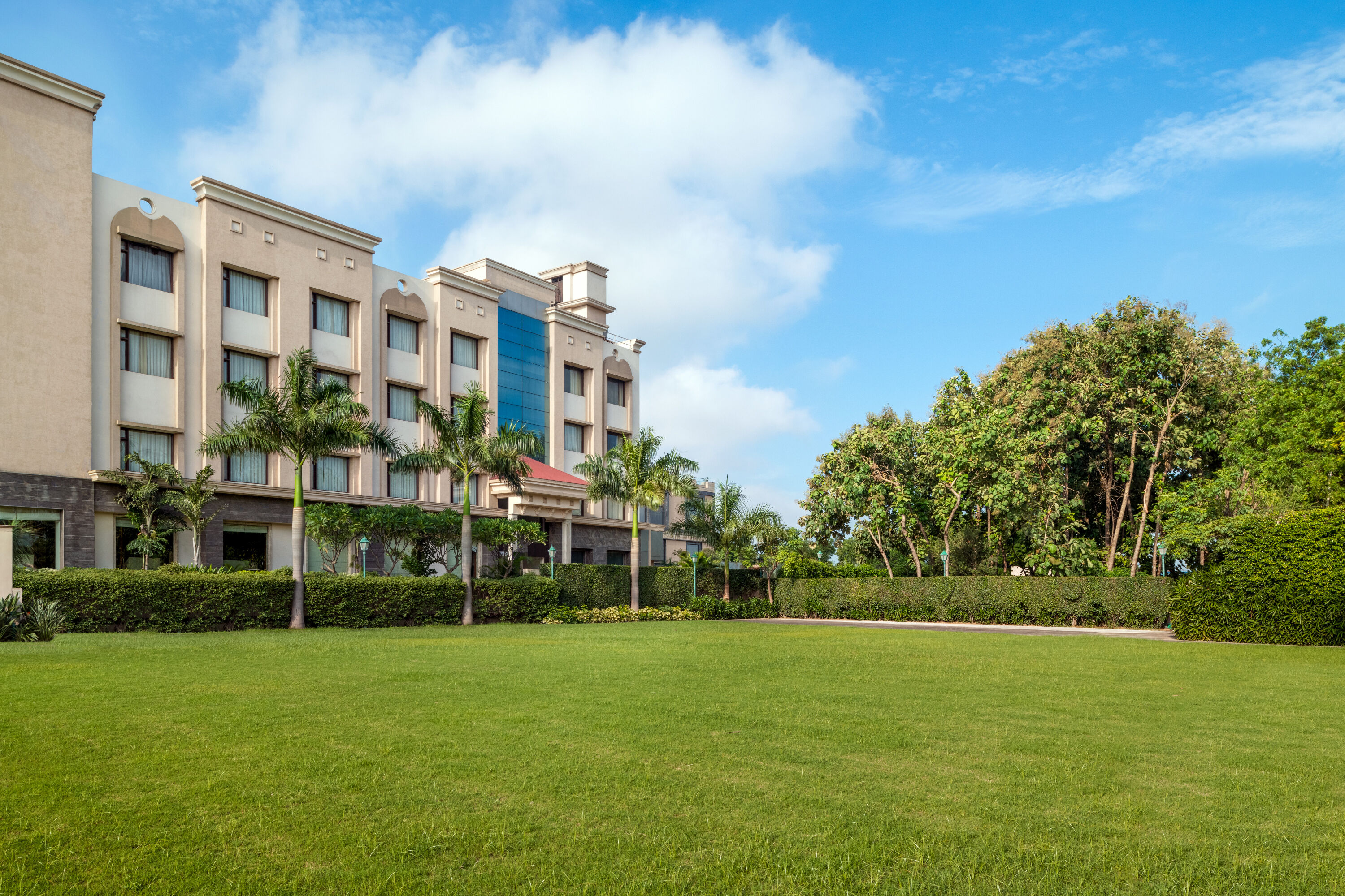 Courtyard at Ramada by Wyndham Varanasi Katesar in Chandauli, Other than US/Canada
