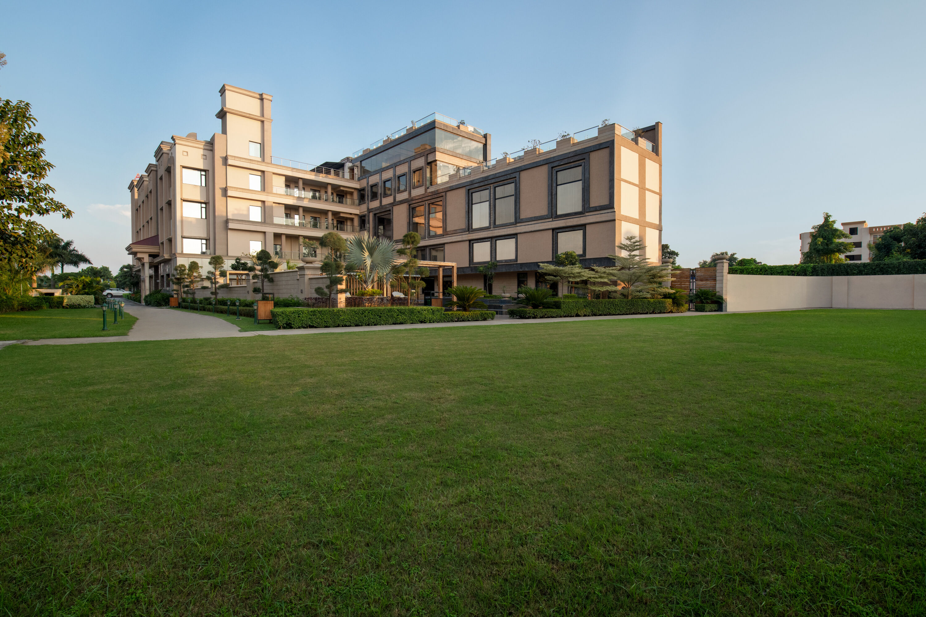Courtyard at Ramada by Wyndham Varanasi Katesar in Chandauli, Other than US/Canada