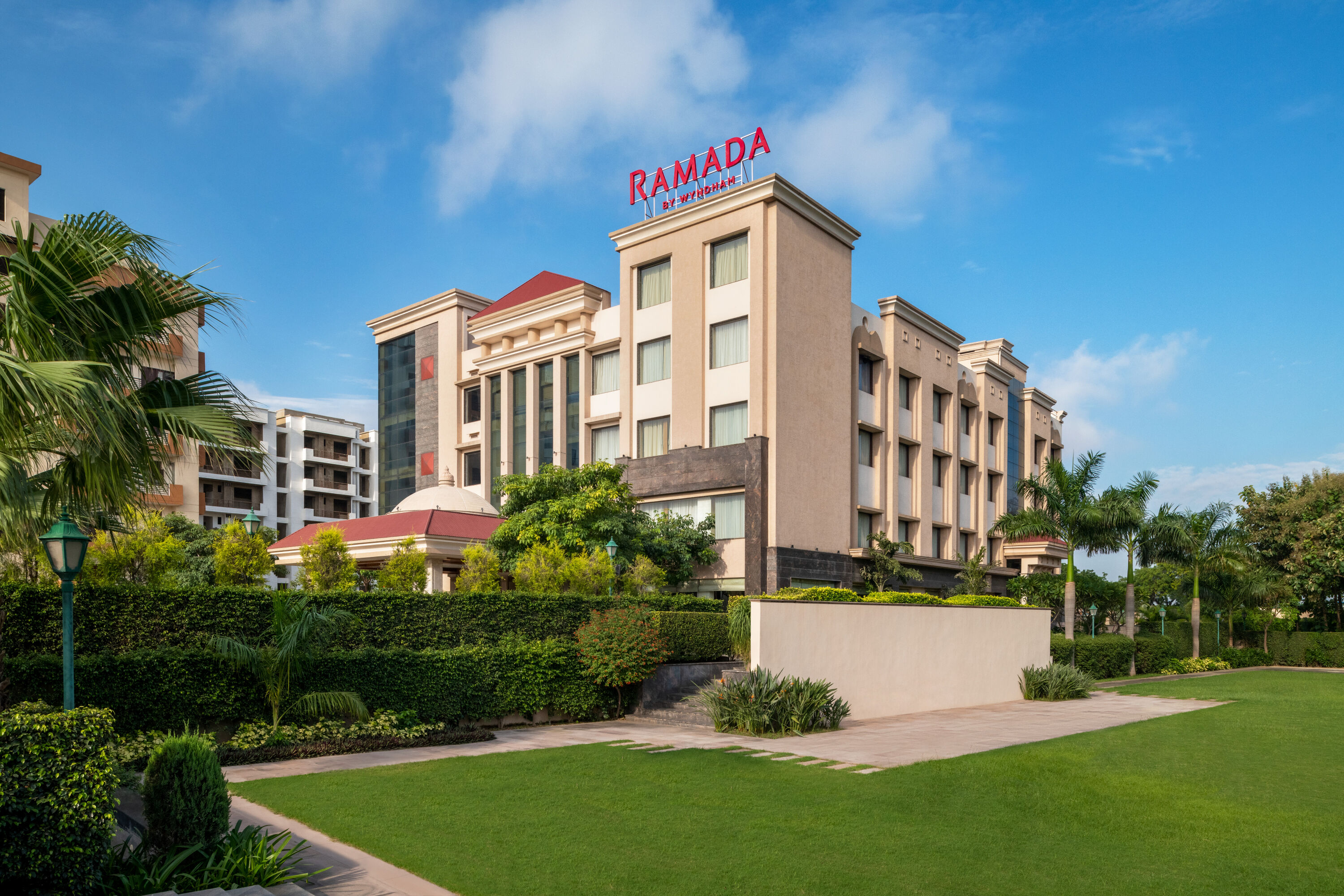 Exterior of Ramada by Wyndham Varanasi Katesar hotel in Chandauli, Other than US/Canada