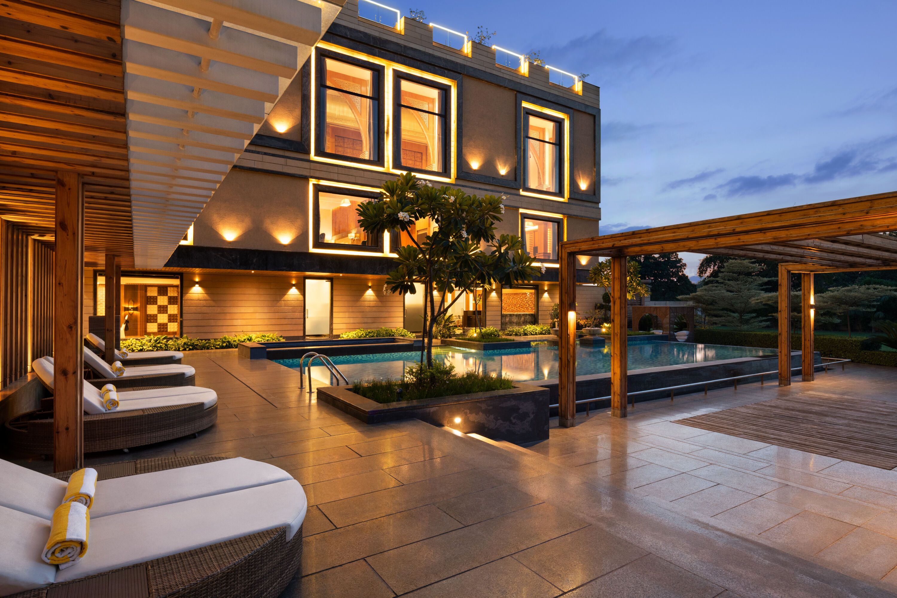 Family pool at the Ramada by Wyndham Varanasi Katesar in Chandauli, Other than US/Canada