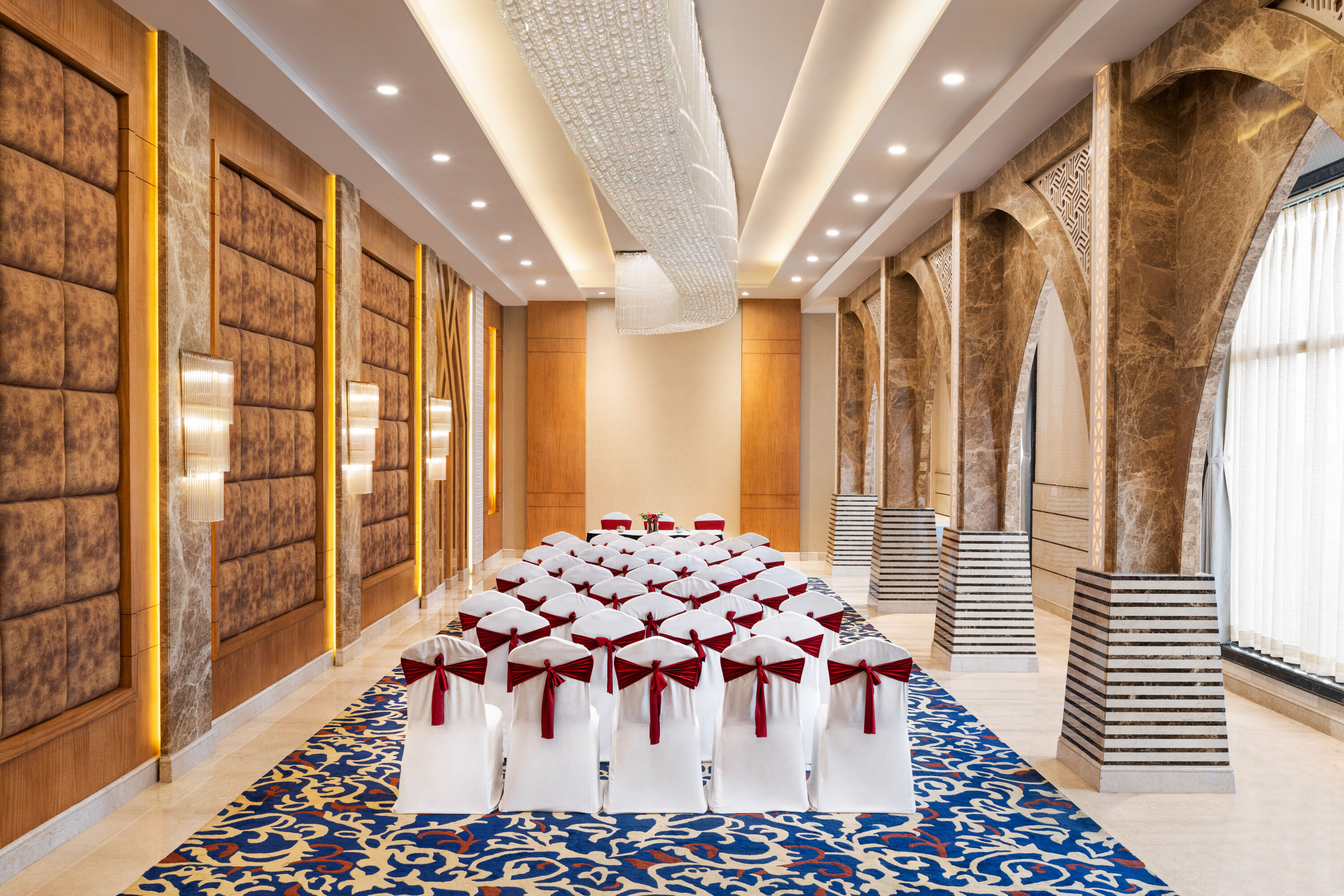 Theatre meeting room at Ramada by Wyndham Varanasi Katesar in Chandauli, Other than US/Canada