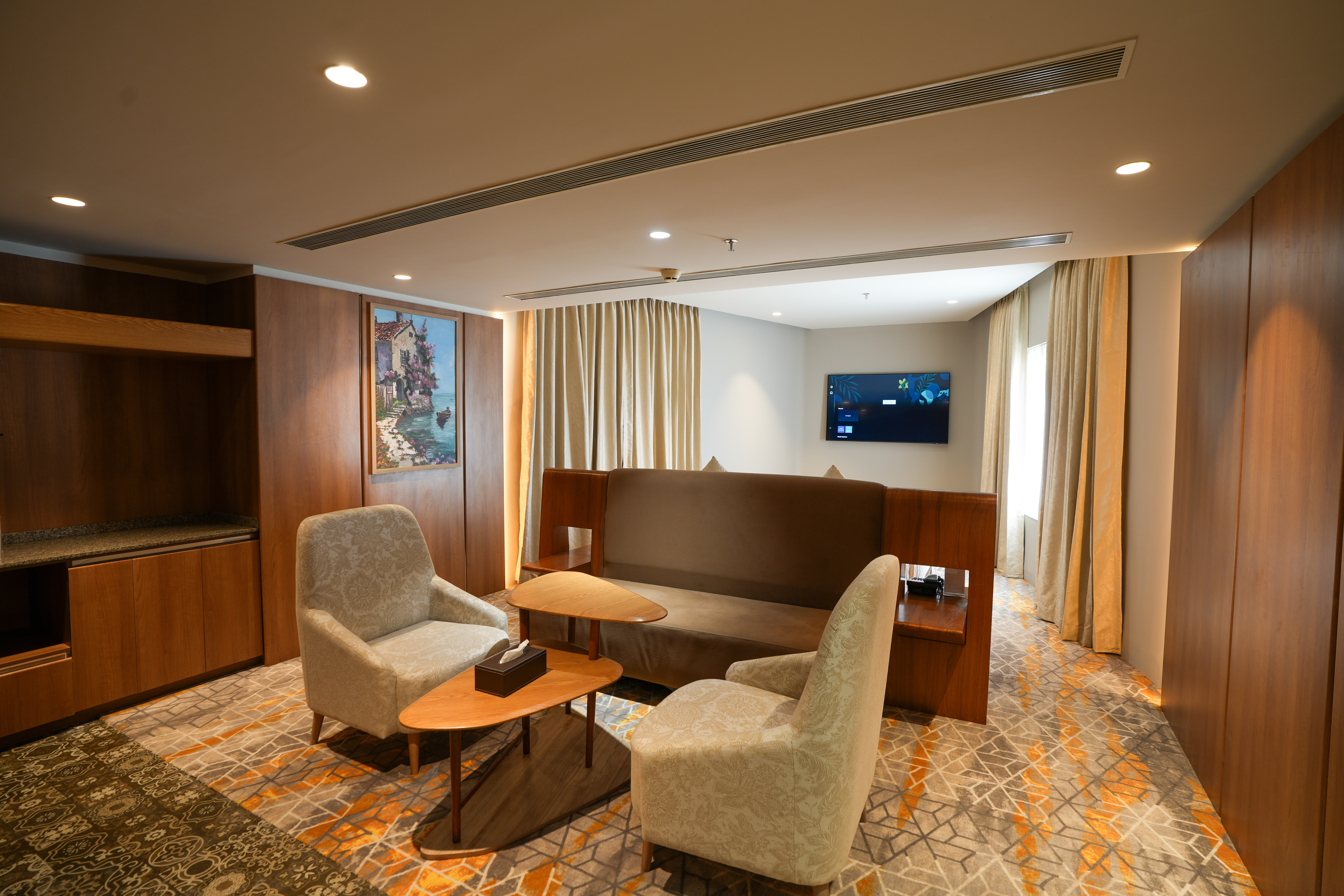 Guest room at the Ramada Encore by Wyndham Kochi Kalamassery in Cochin, Other than US/Canada