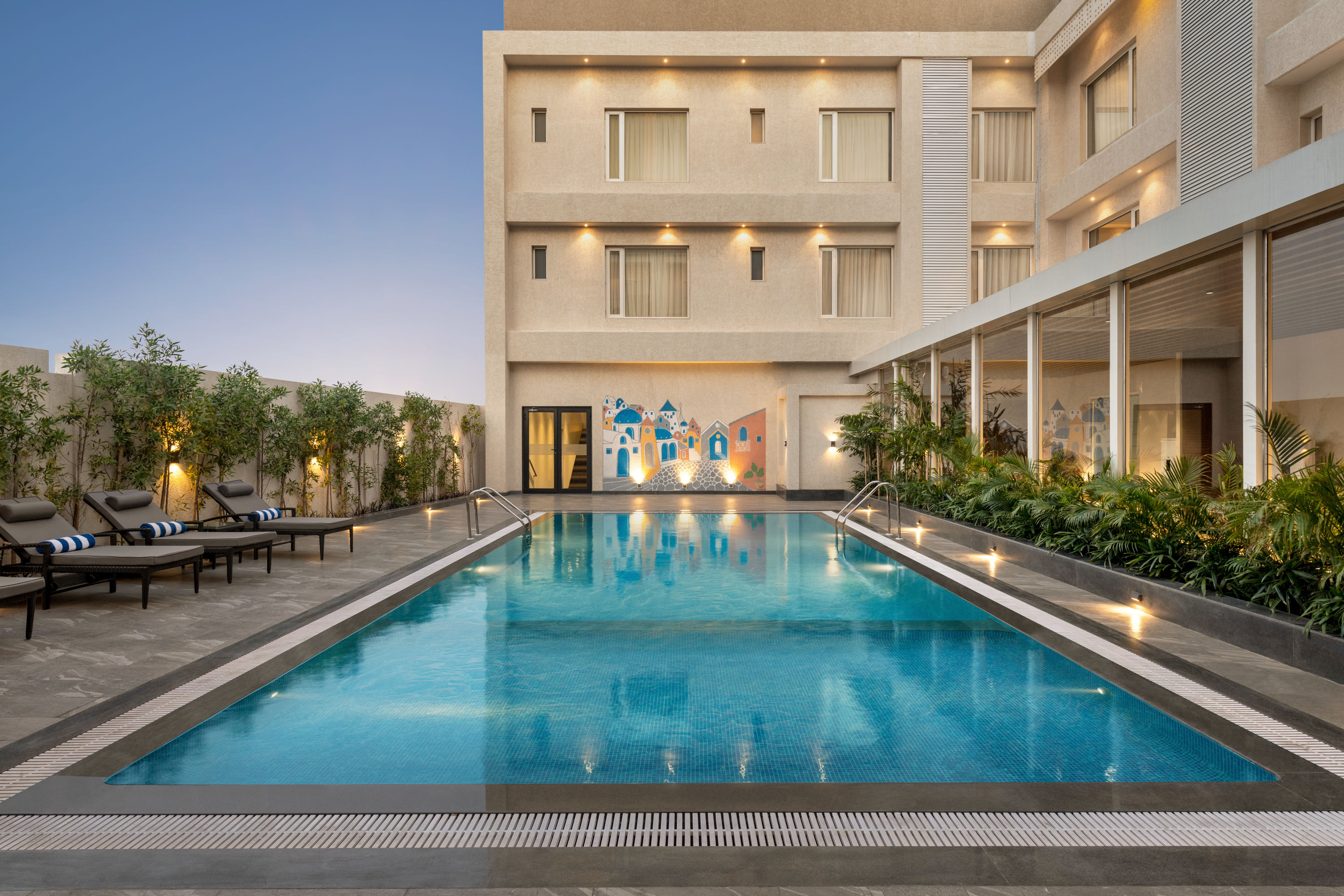 Family pool at the Ramada by Wyndham Gandhidham Shinay in Gandhidham, Other than US/Canada