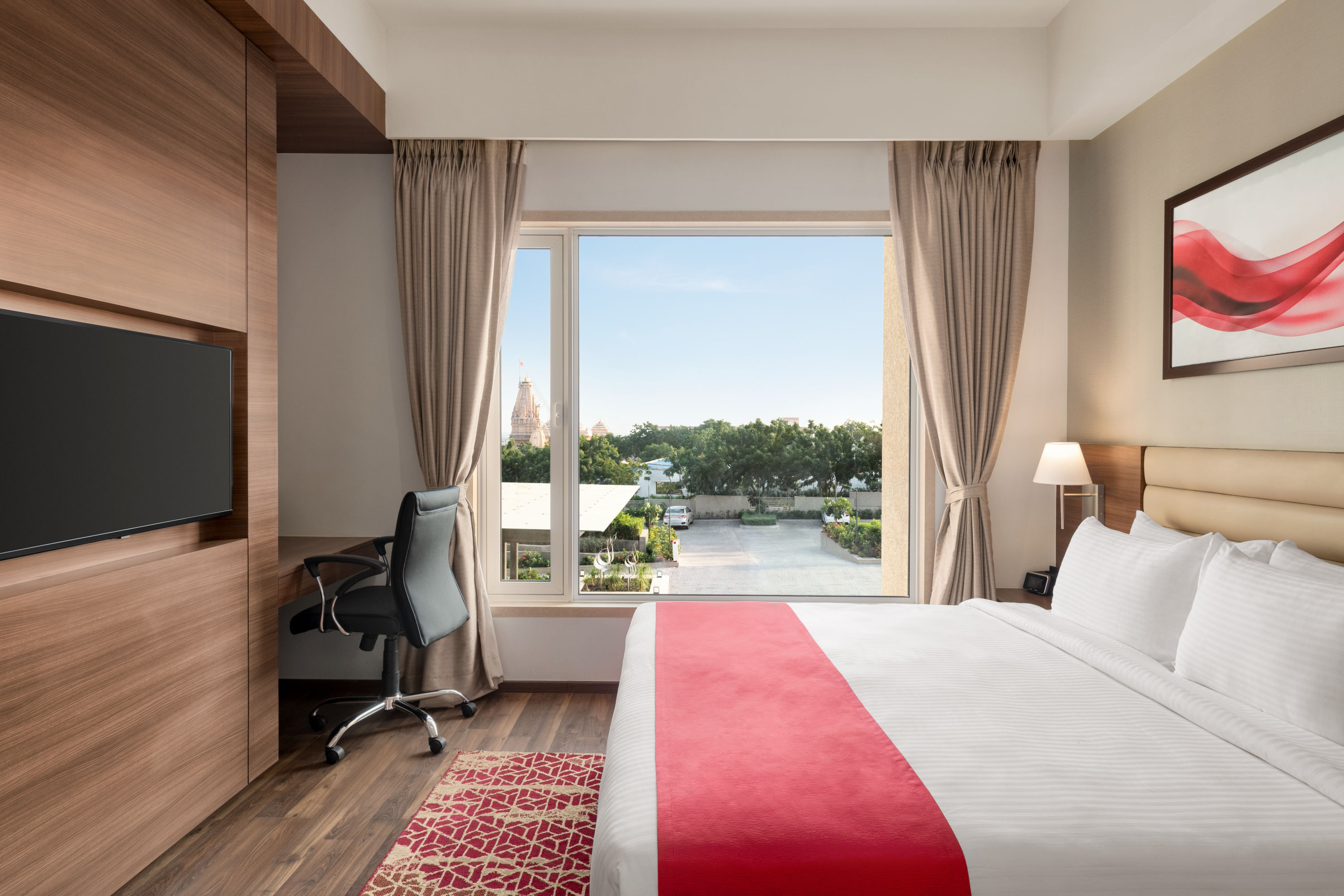 Guest room at the Ramada by Wyndham Gandhidham Shinay in Gandhidham, Other than US/Canada