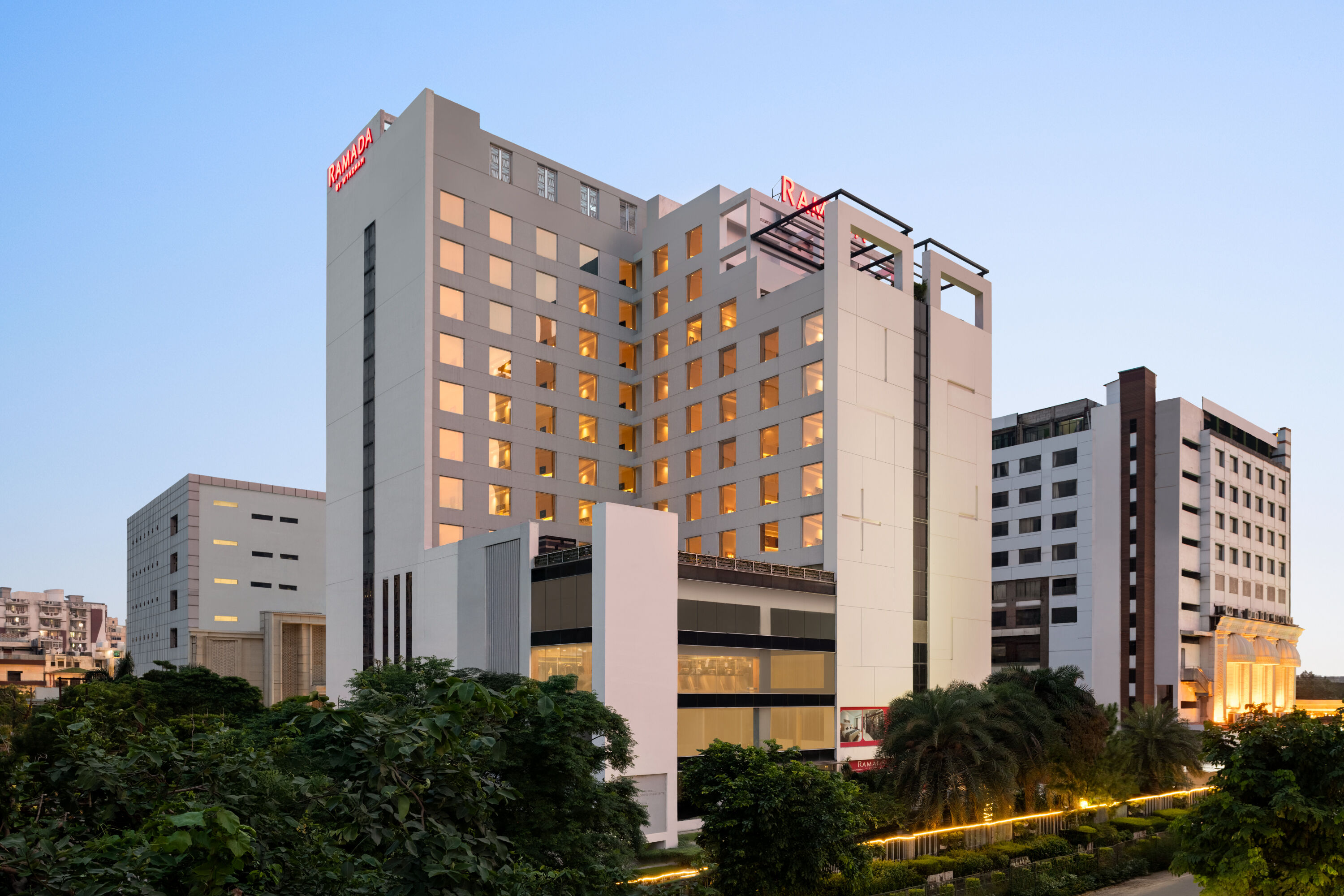 Exterior of Ramada by Wyndham Ghaziabad Vasundhara hotel in Ghaziabad, Other than US/Canada