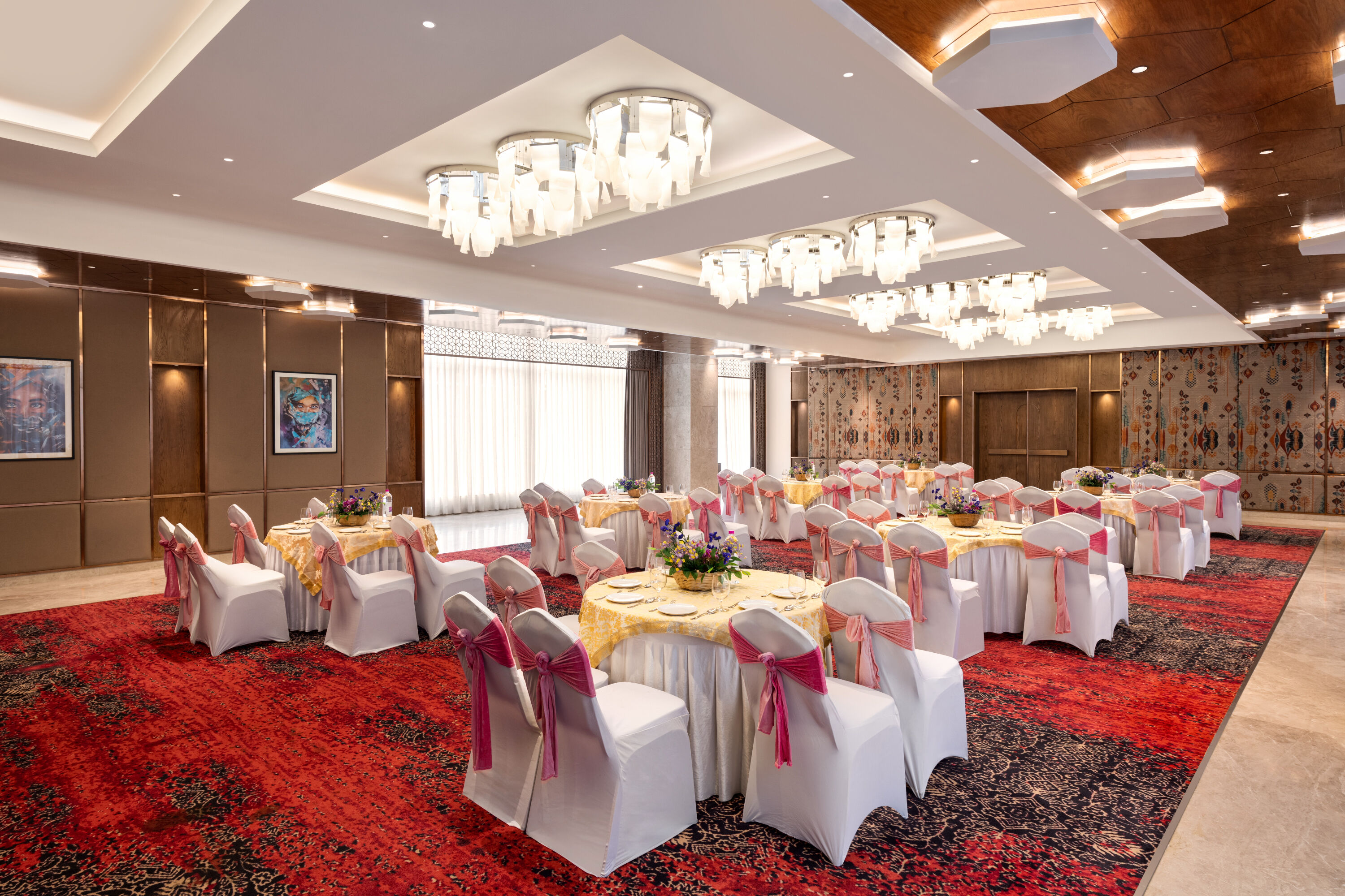 Ramada by Wyndham Gorakhpur Gorakhnath Mandir Road ballroom banquet rounds in Gorakhpur, Other than US/Canada