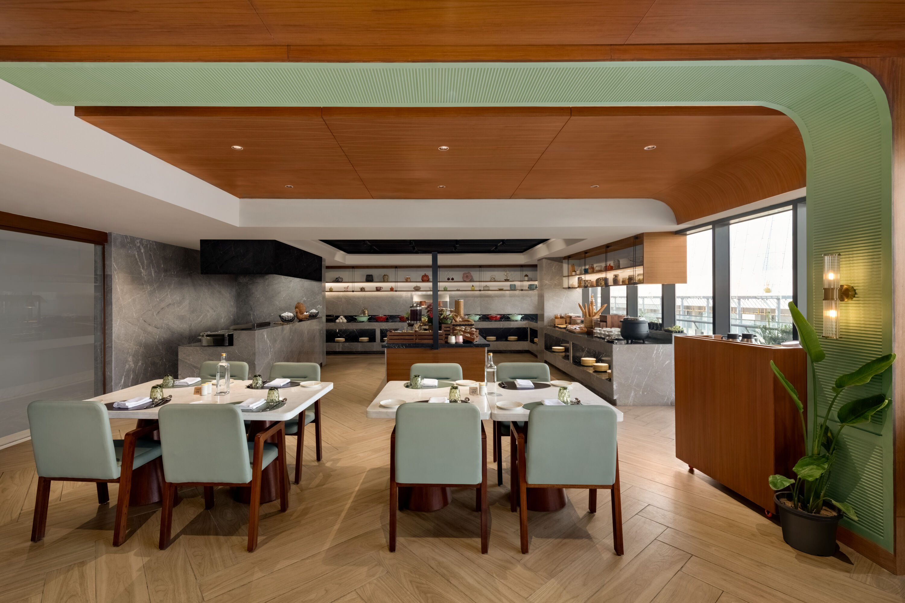 Ramada Encore by Wyndham Gurugram Dwarka Expressway cafe in Gurugram, Other than US/Canada