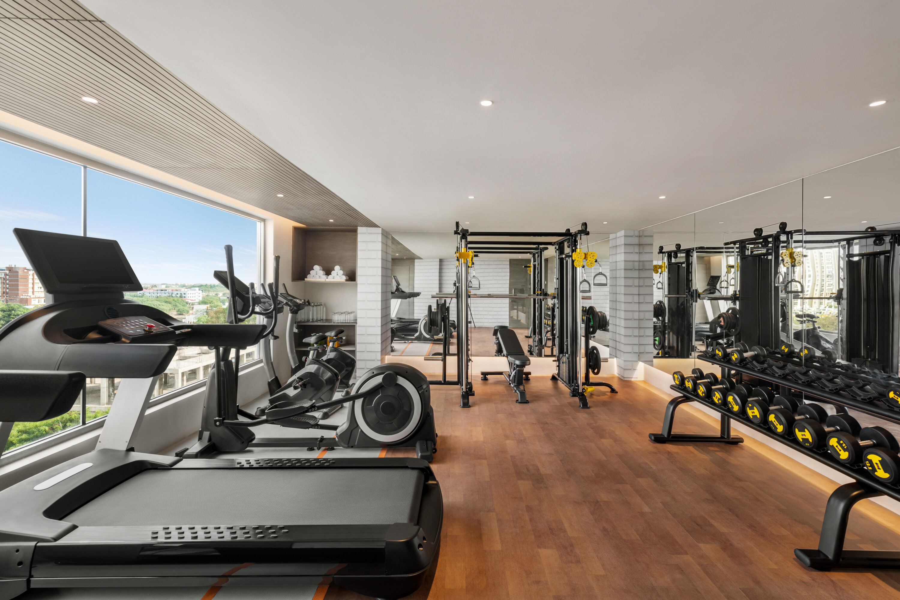 Fitness room at Ramada Encore by Wyndham Indore Nipania in Indore, Other than US/Canada