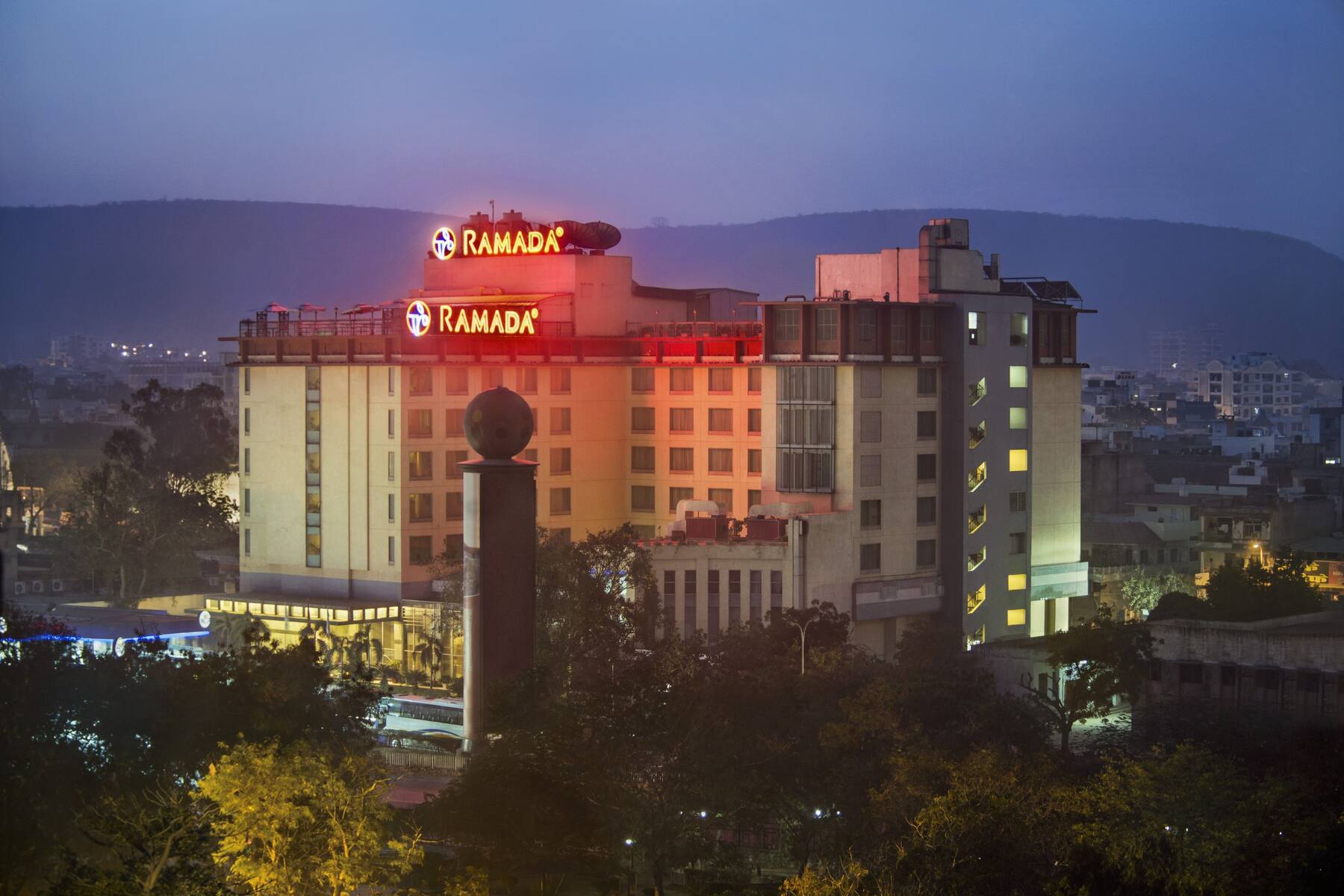 Exterior of Ramada Jaipur hotel in Jaipur, Other than US/Canada Exterior of Ramada Jaipur hotel in Jaipur, Other than US/Canada
