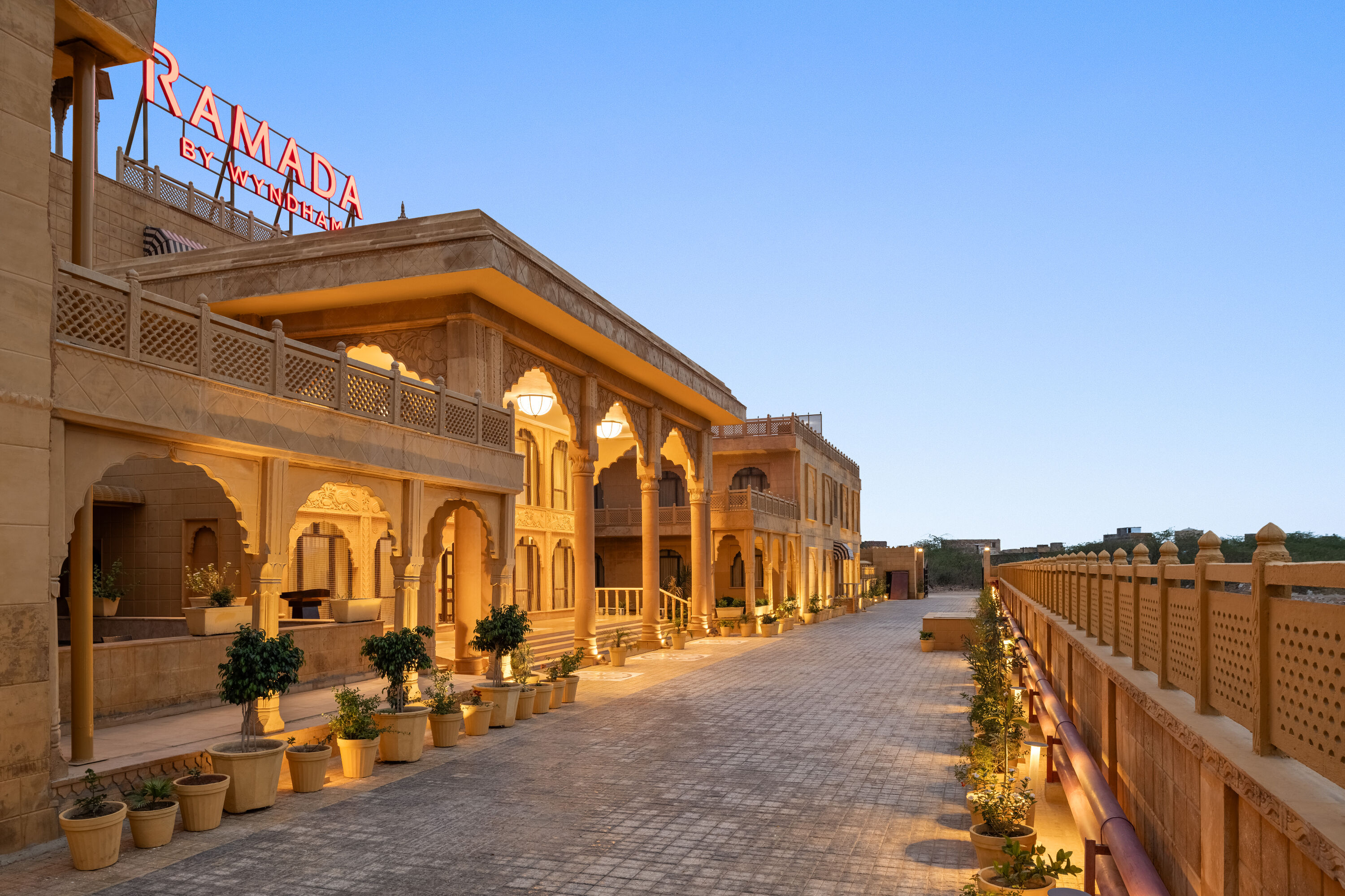 Exterior of Ramada by Wyndham Jaisalmer Barmer Road hotel in Jaisalmer, Other than US/Canada