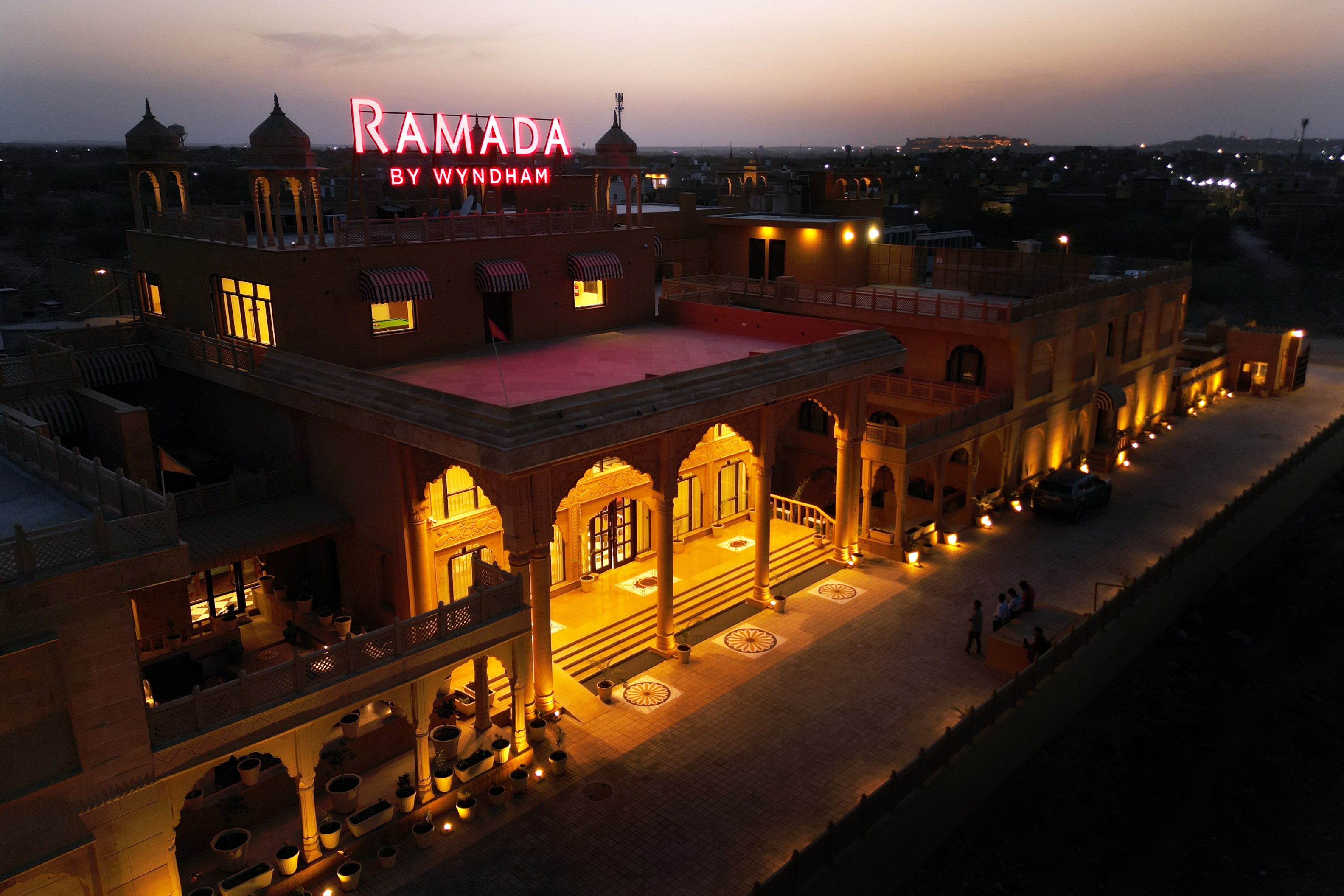 Exterior of Ramada by Wyndham Jaisalmer Barmer Road hotel in Jaisalmer, Other than US/Canada