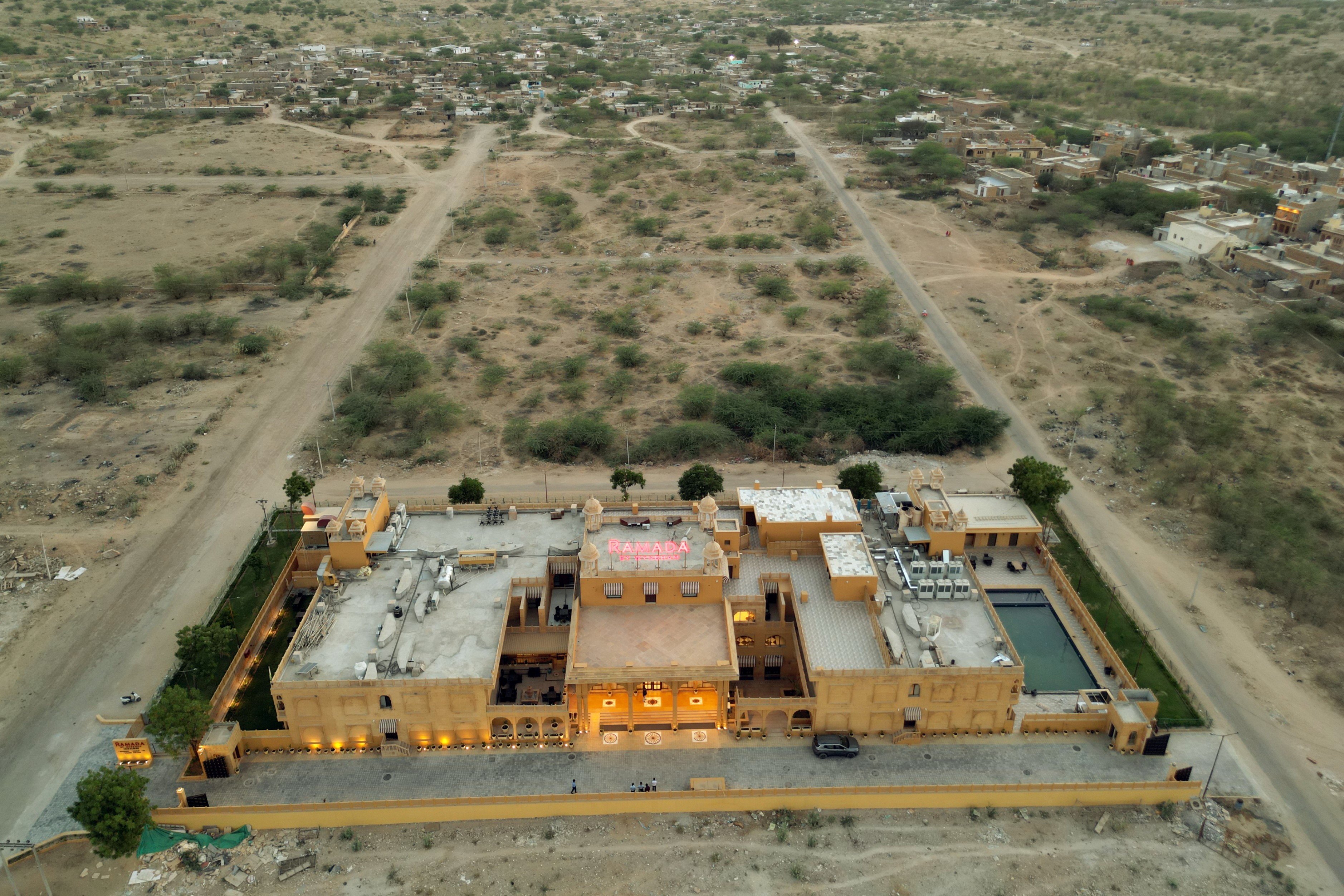 Exterior of Ramada by Wyndham Jaisalmer Barmer Road hotel in Jaisalmer, Other than US/Canada