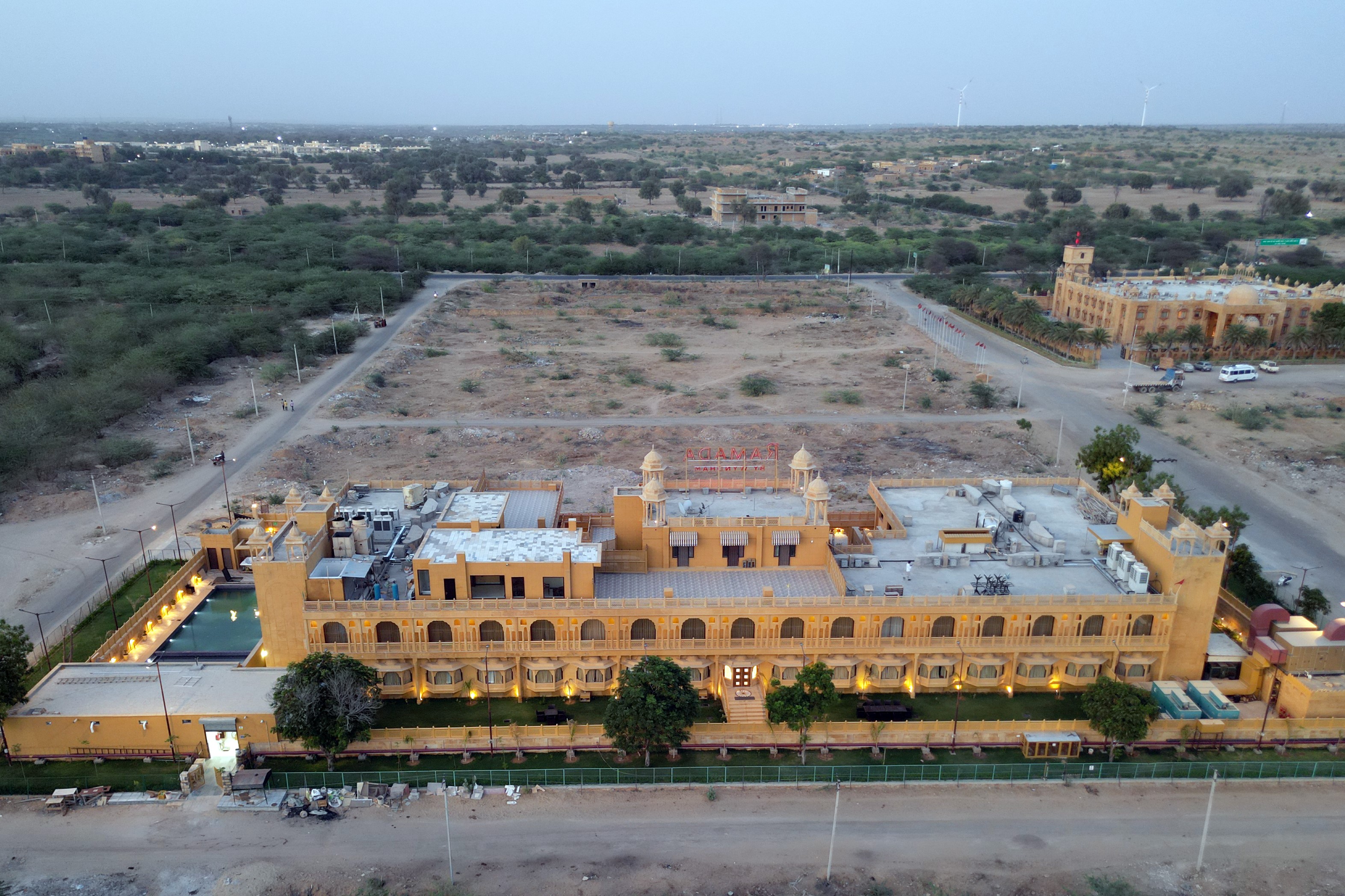 Exterior of Ramada by Wyndham Jaisalmer Barmer Road hotel in Jaisalmer, Other than US/Canada