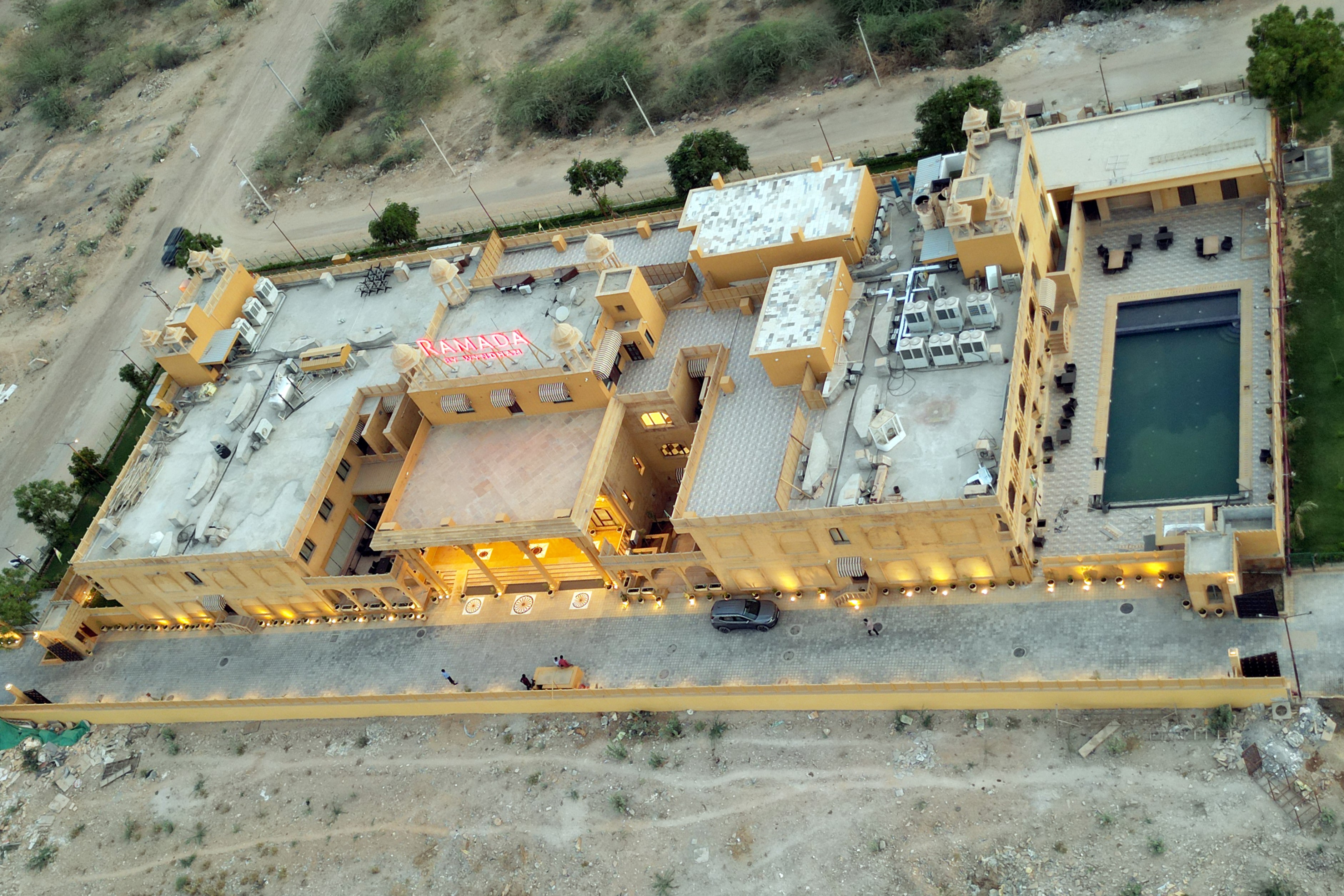Exterior of Ramada by Wyndham Jaisalmer Barmer Road hotel in Jaisalmer, Other than US/Canada