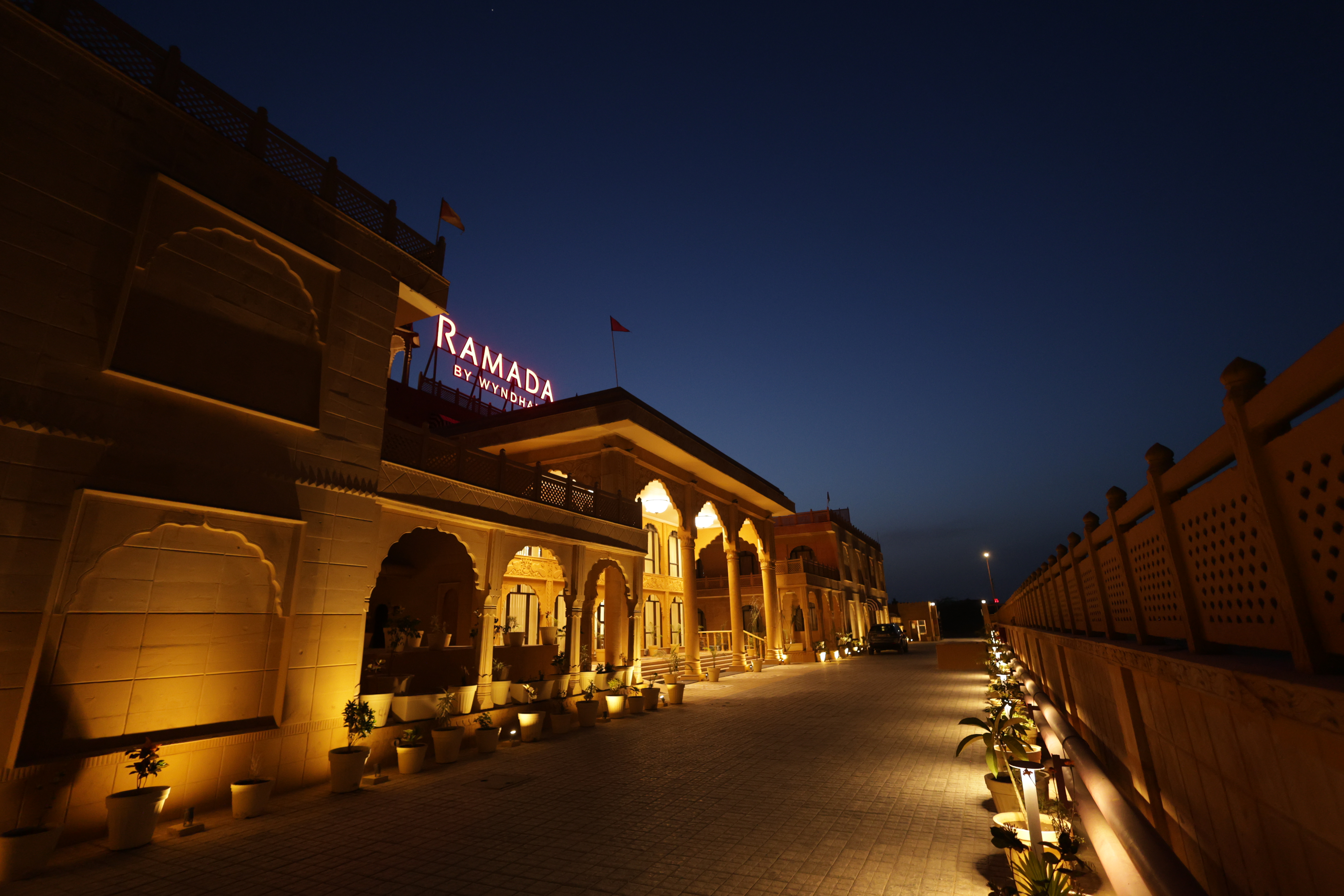 Exterior of Ramada by Wyndham Jaisalmer Barmer Road hotel in Jaisalmer, Other than US/Canada