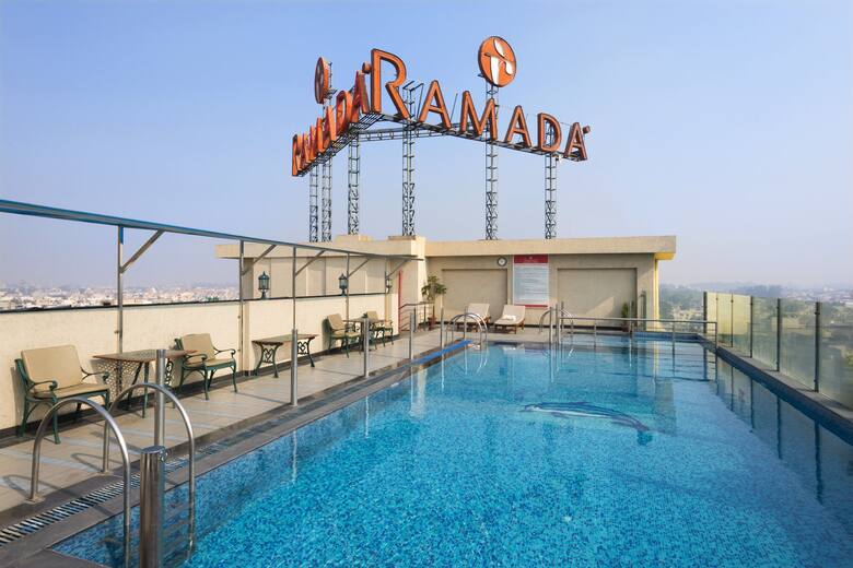 Ramada Jalandhar City Centre Hotels In 144001 Pool At The Ramada Jalandhar City Centre In Other Than Us Canada