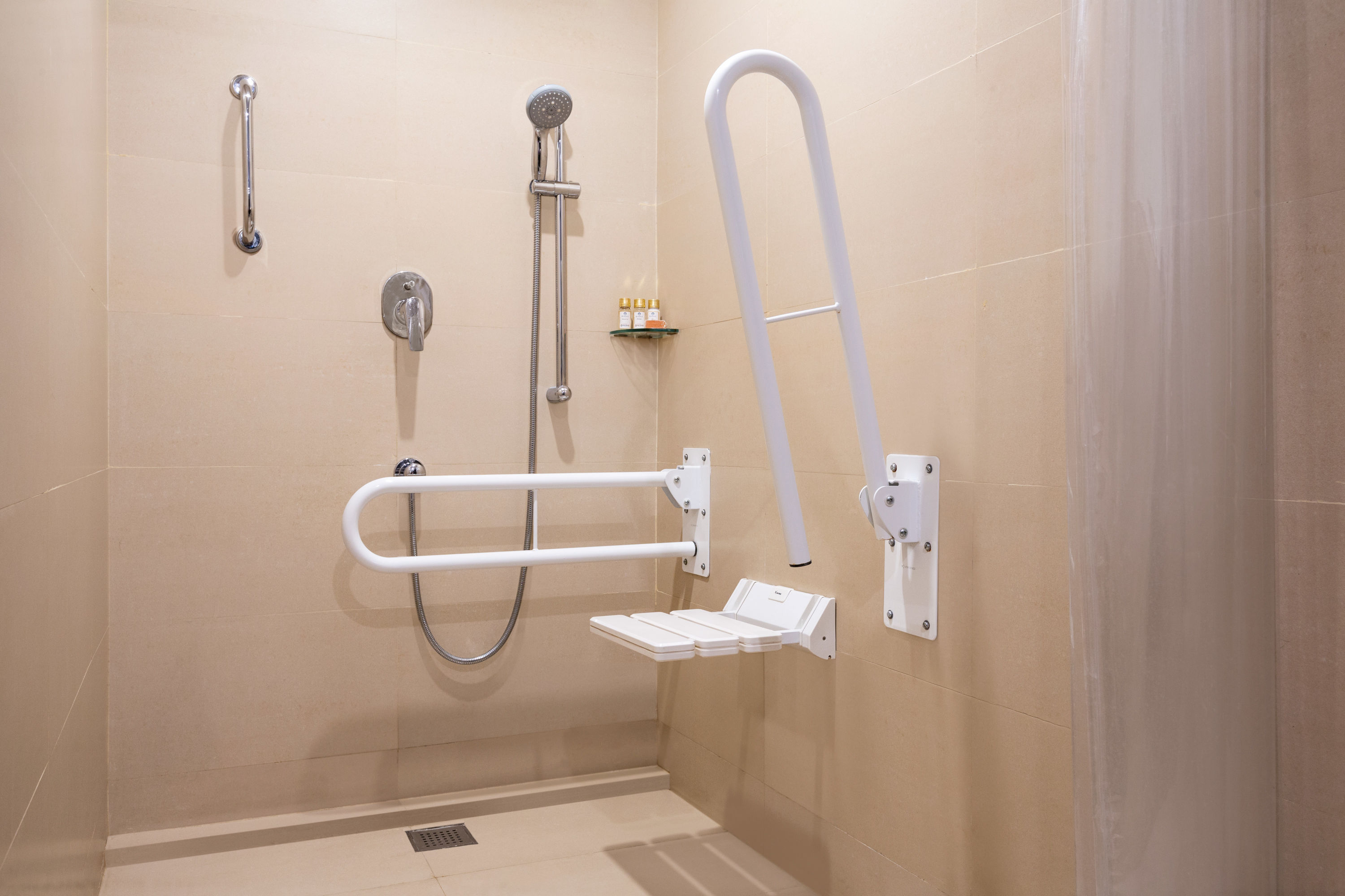 Guest room bath at the Ramada Encore by Wyndham Jalandhar in Jalandhar, Other than US/Canada