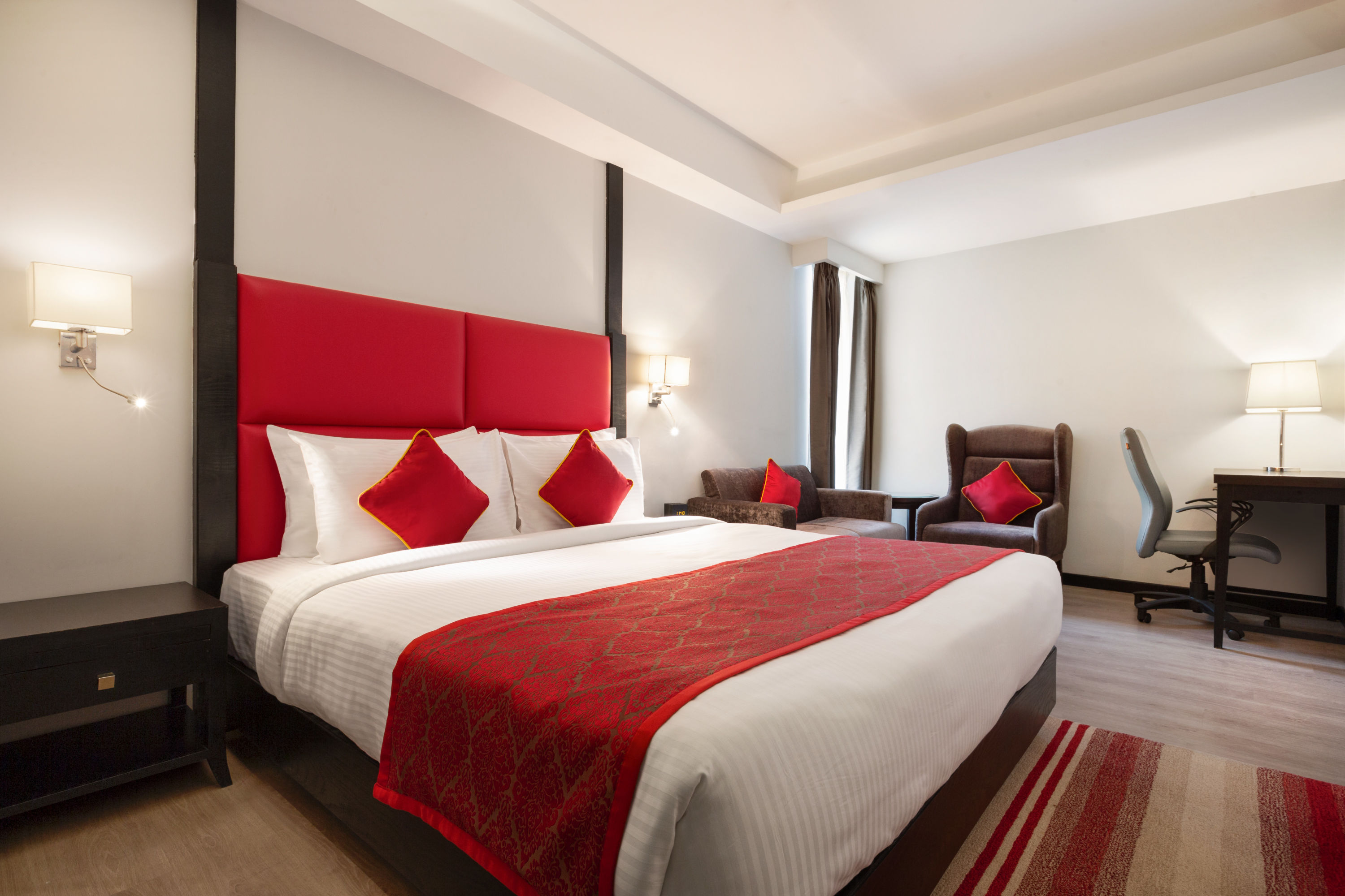 Guest room at the Ramada Encore by Wyndham Jalandhar in Jalandhar, Other than US/Canada