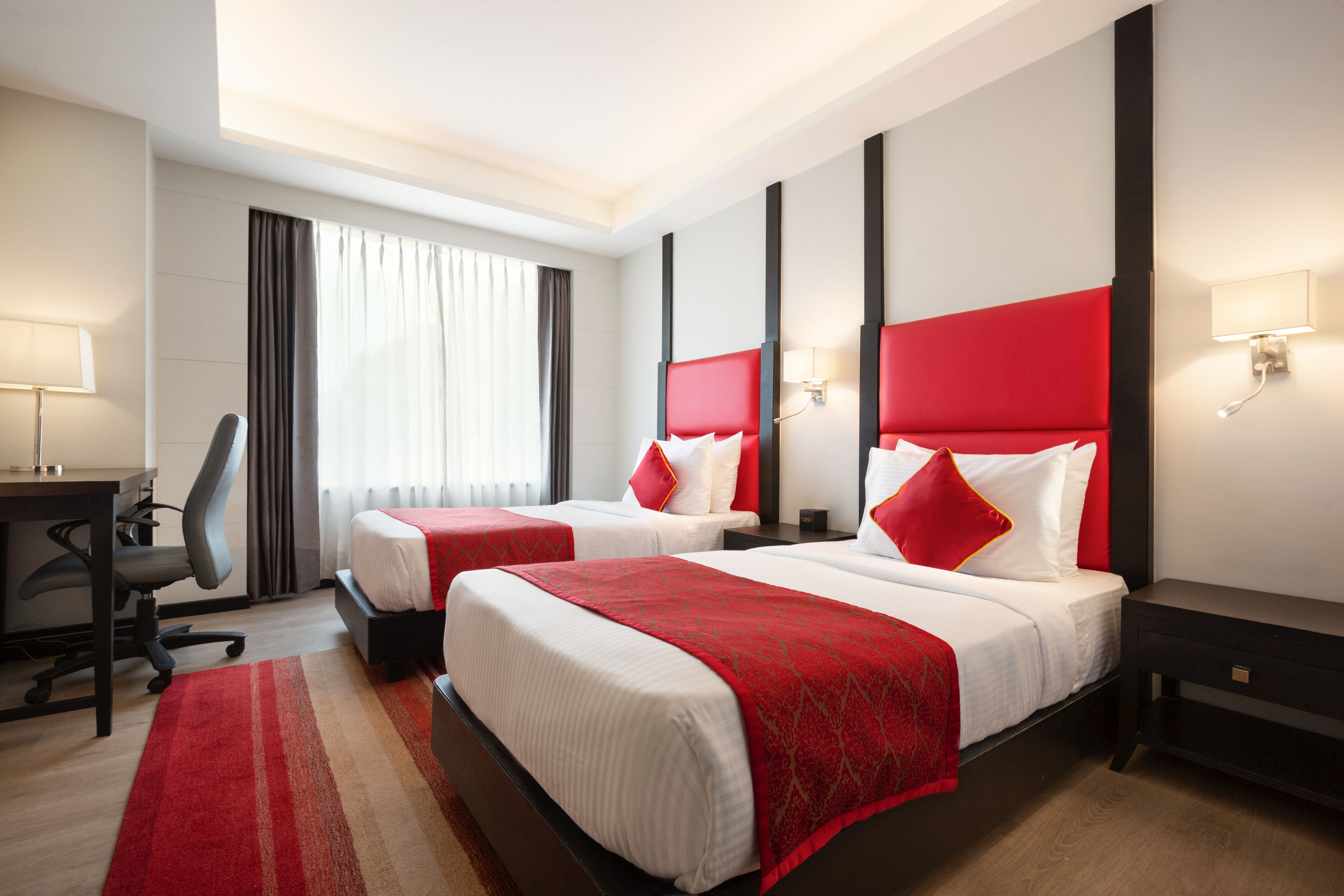 Double bed guest room at the Ramada Encore by Wyndham Jalandhar in Jalandhar, Other than US/Canada