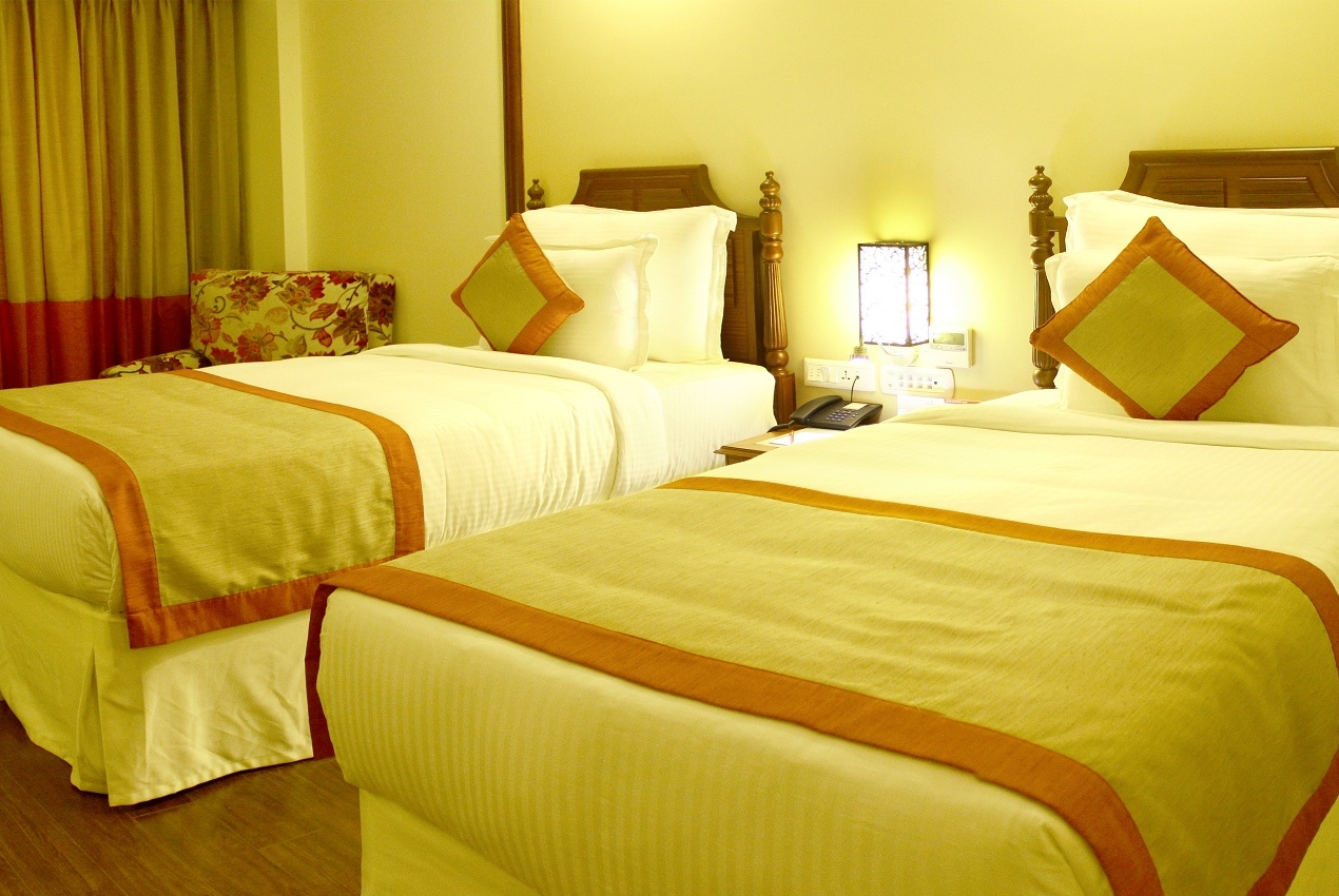 Guest room at the Ramada by Wyndham Jamshedpur in Jamshedpur, Other than US/Canada