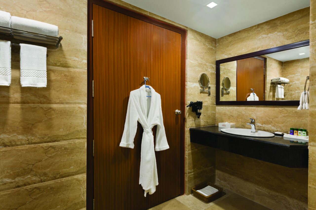 Guest room at the Ramada by Wyndham Jamshedpur in Jamshedpur, Other than US/Canada