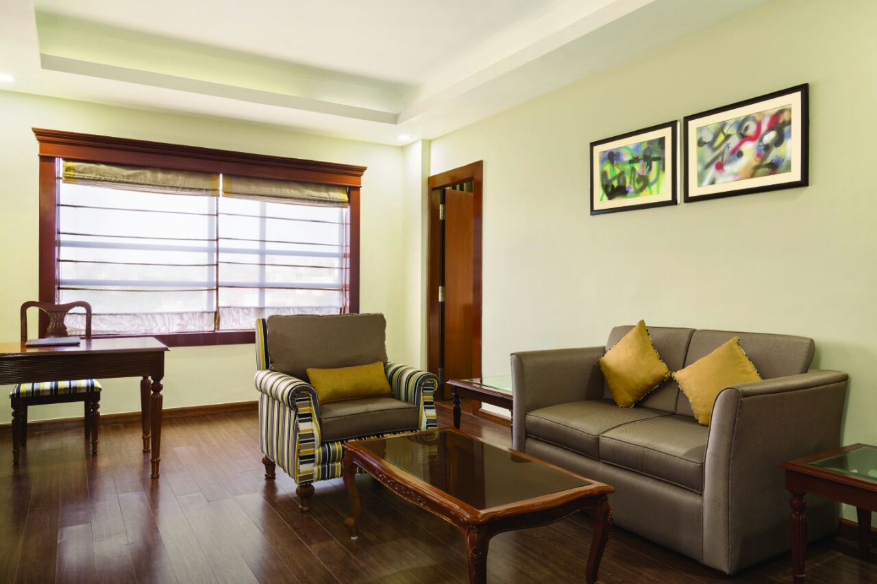 Guest room at the Ramada by Wyndham Jamshedpur in Jamshedpur, Other than US/Canada